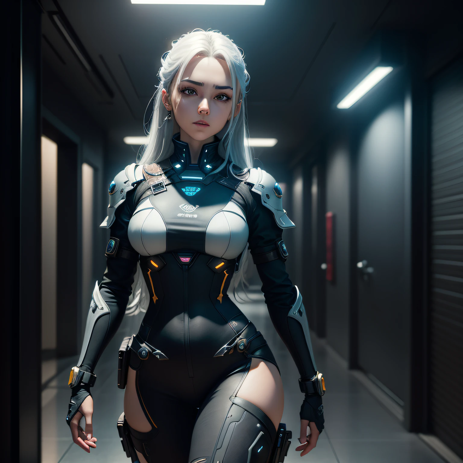 ((Best quality)), ((masterpiece)), (detailed:1.4), 3D, an image of a beautiful cyberpunk female,HDR (High Dynamic Range),Ray Tracing,NVIDIA RTX,Super-Resolution,Unreal 5,Subsurface scattering,PBR Texturing,Post-processing,Anisotropic Filtering,Depth-of-field,Maximum clarity and sharpness,Multi-layered textures,Albedo and Specular maps,Surface shading,Accurate simulation of light-material interaction,Perfect proportions,Octane Render,Two-tone lighting,Wide aperture,Low ISO,White balance,Rule of thirds,8K RAW, --auto