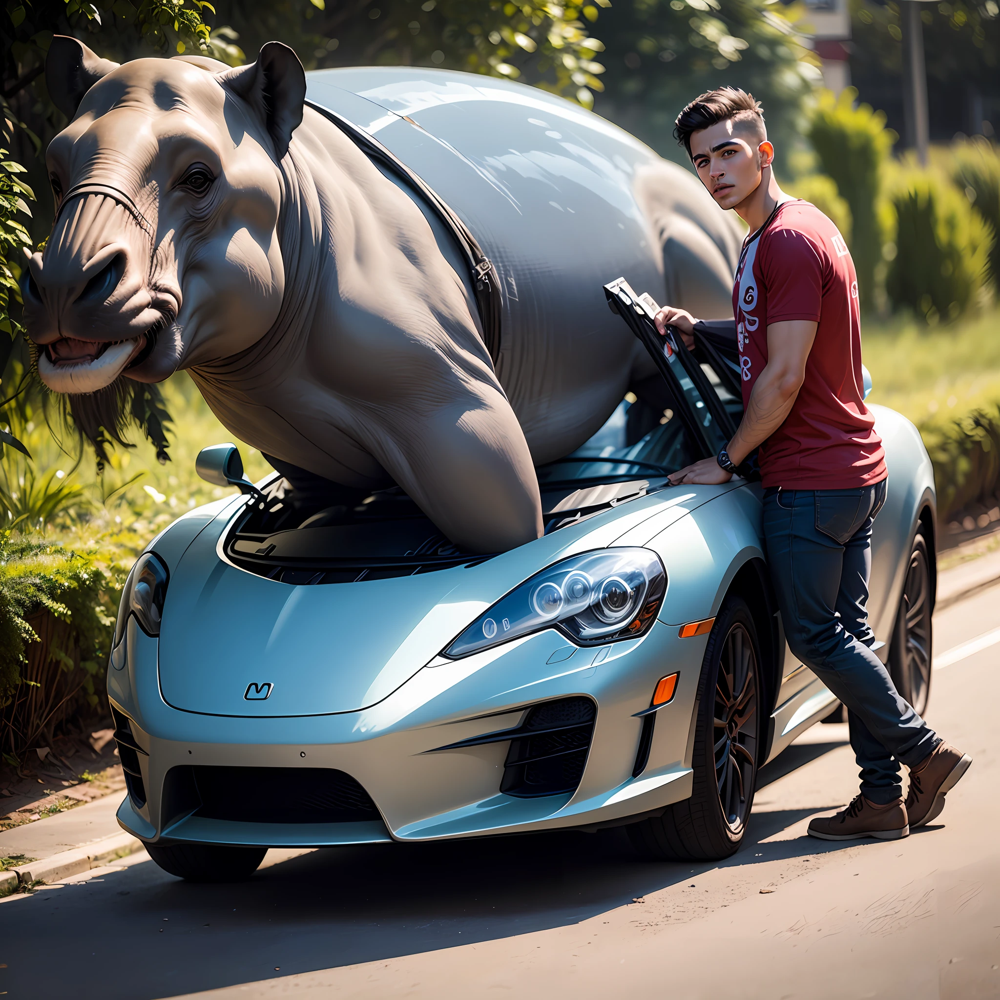 Um elefante ainda jovem --auto