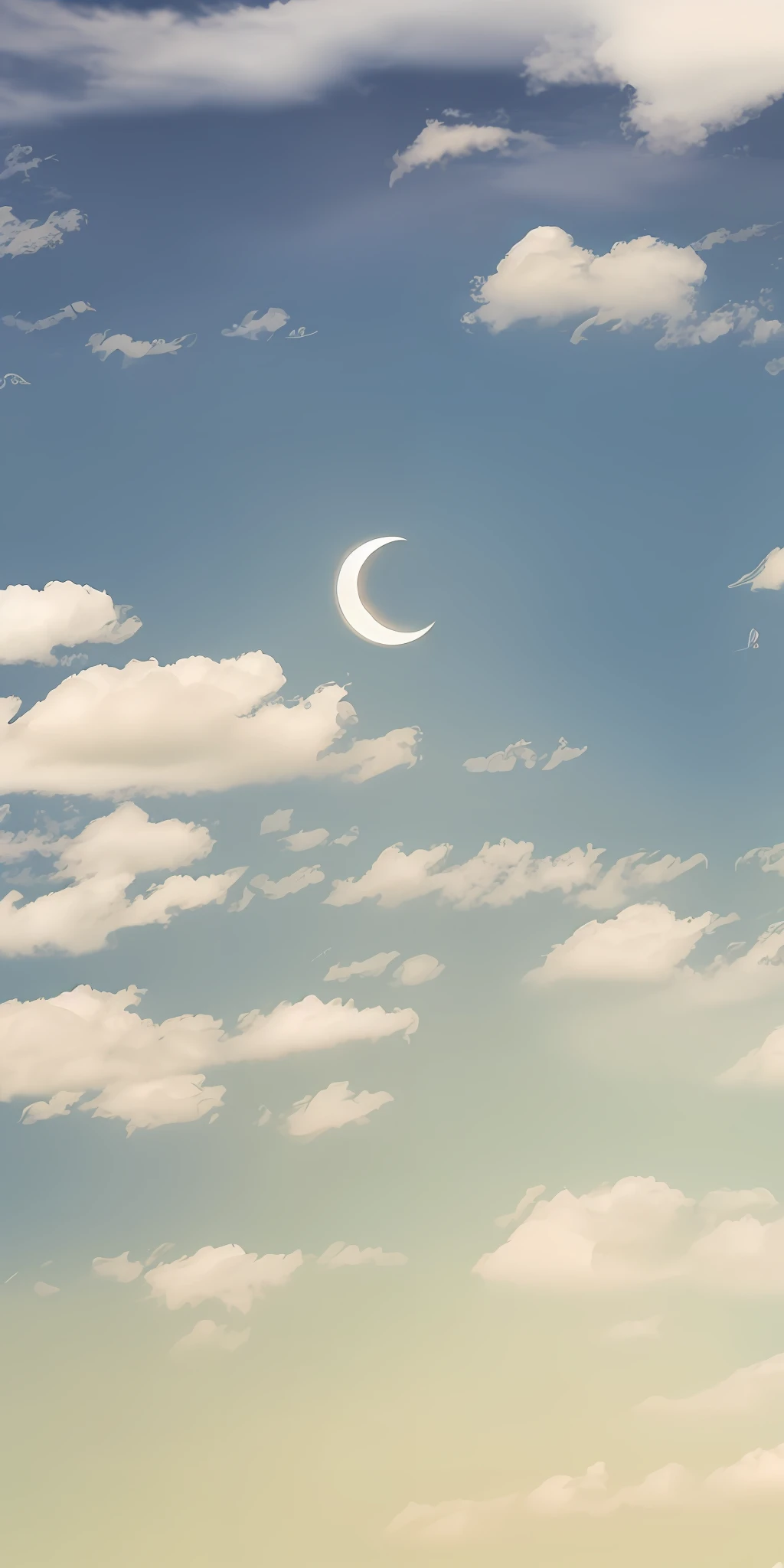 There is a picture of the sky with clouds and the moon, To all beings, overcast day, the wallpaper!, wallpaper”, Good day, iphone wallpaper, Wallpaper phone, clear day, Desktop wallpaper, it is afternoon, phone background, wallpaper - 1 0 2 4, high quality desktop wallpaper, overcast day, end of day, overcast day