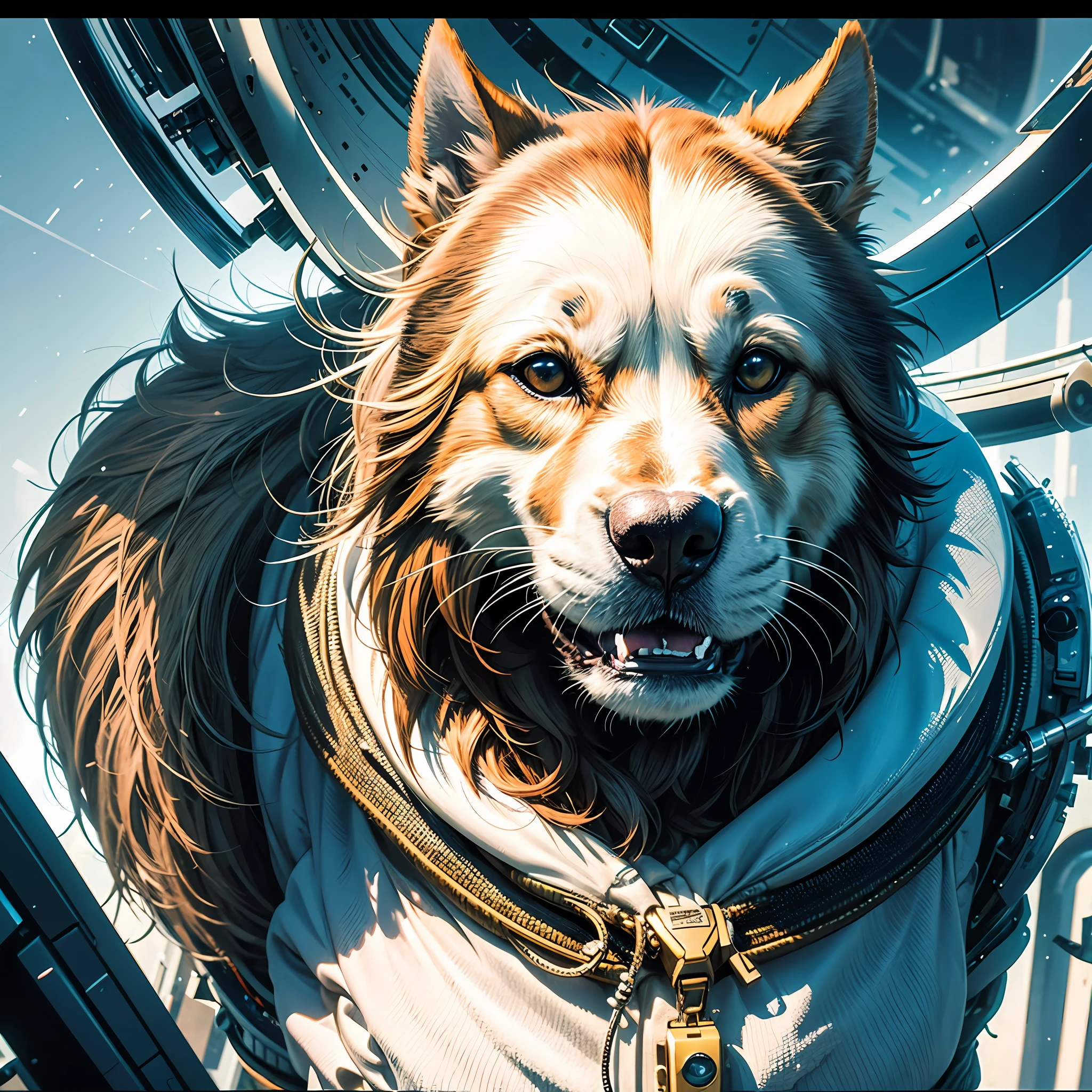 doggy, high detail, Futurism, Cubism, stereogram, 8k --auto