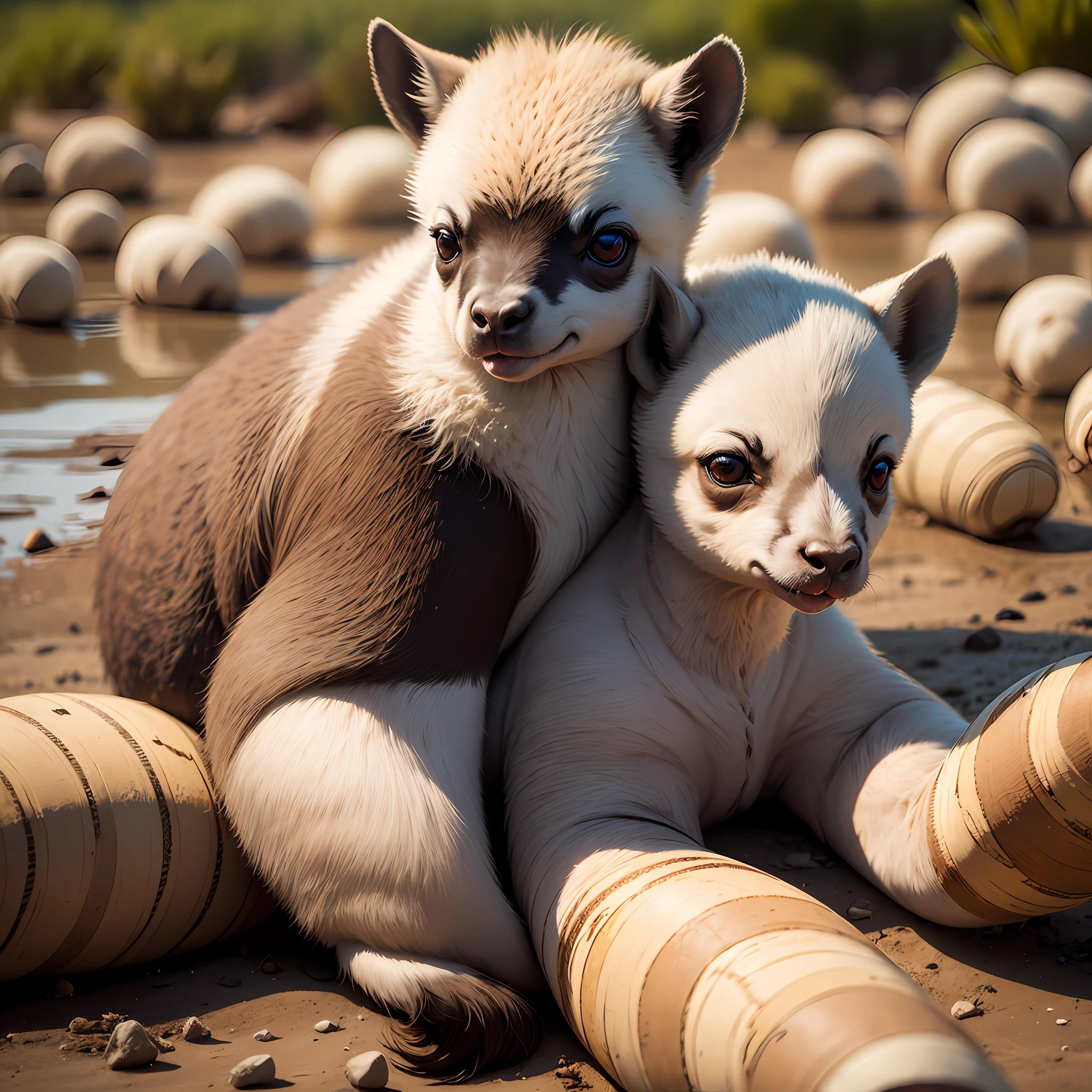 Cria uma raquete somente a raquete com estampa da fauna e flora do Pantanal --auto