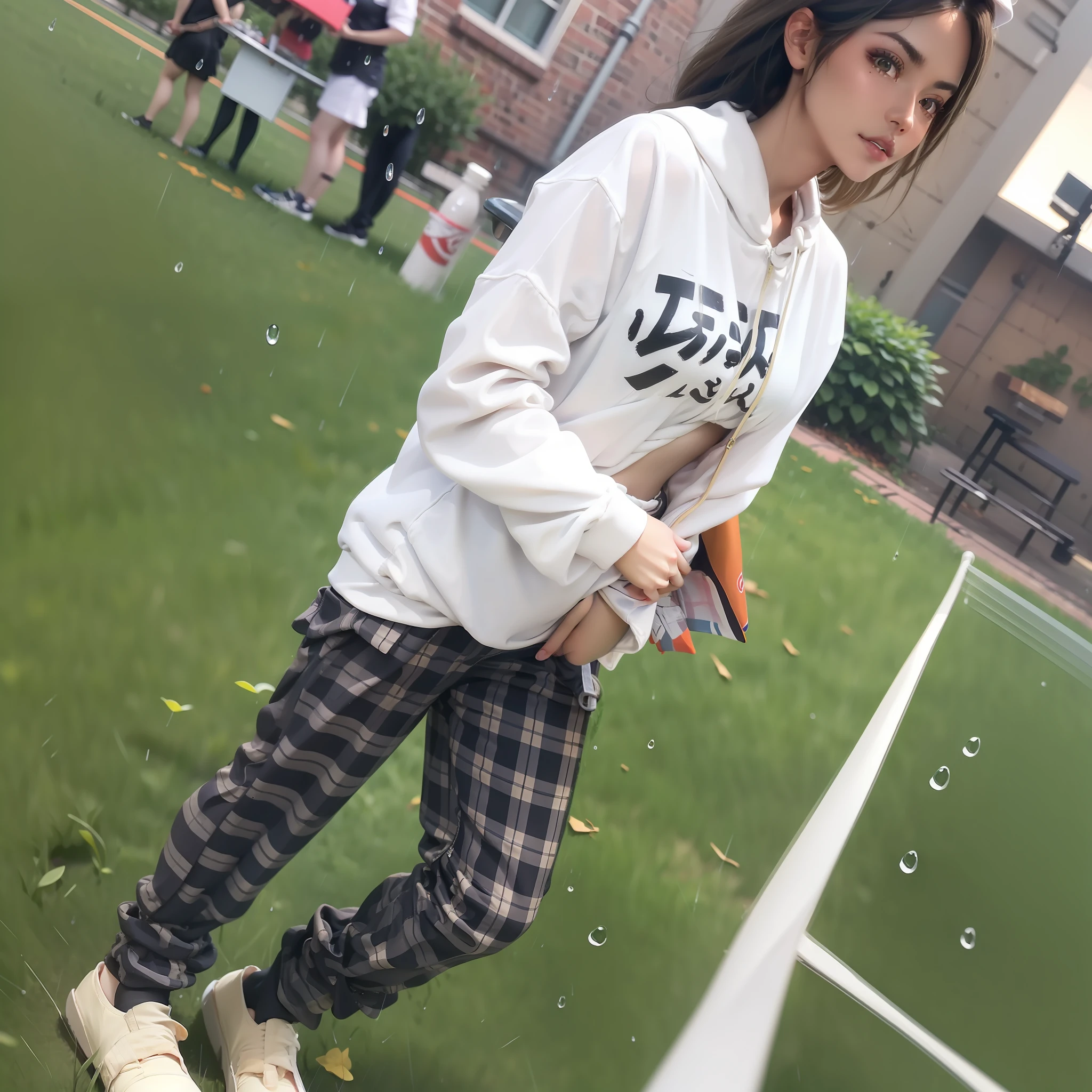 ((Best Quality, 8K, Masterpiece:1.3)), Focus: 1.2, Perfect Body Beauty: 1.4, Buttocks: 1.2, ((Layered Haircut, Breasts: 1.2)), (Wet Clothes: 1.1) , (Rain, Street:1.3), Bandeau Dress: 1.1, Highly Detailed Face and Skin Texture, Delicate Eyes, Double Eyelids, Whitened Skin, Long Hair