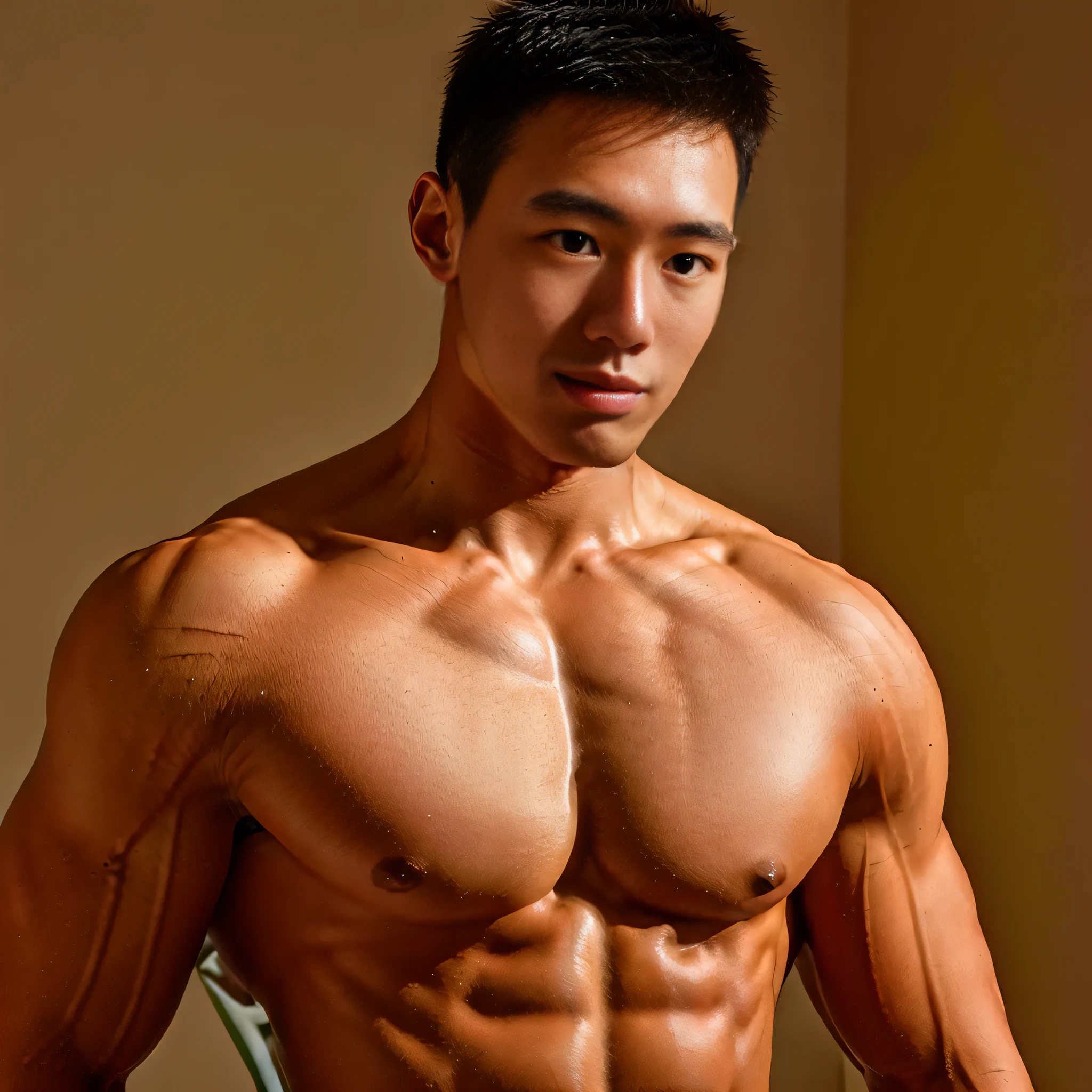 Alavid men，Muscular body posing for photos, Asian male, South Korean male, bodybuilder physique, korean muscle boy 2 1 , exaggerated muscle physique, Lean but muscular, steve zheng, Lean and muscular, slender and muscular build, musculous, asian man, kan liu, damien tran, handsome chad chin, big muscular man, musculous