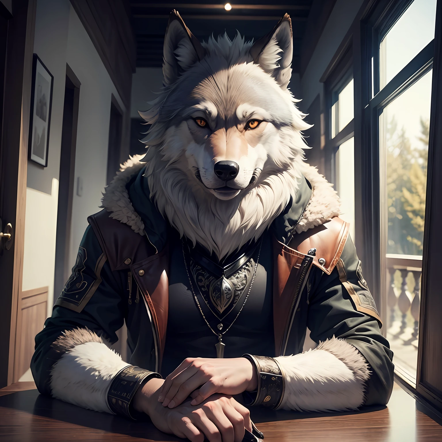 Wolf haughty lonely handsome --auto