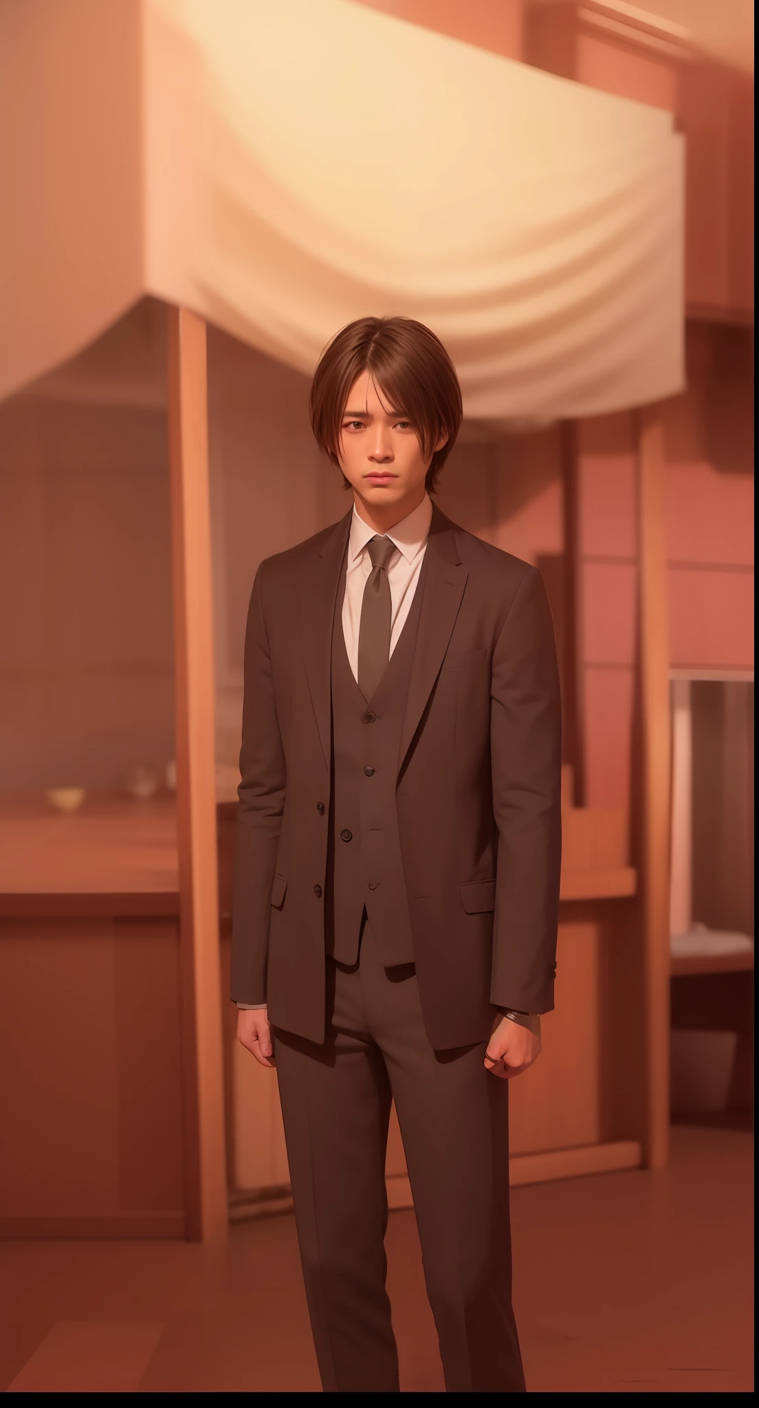 mejor calidad, obra maestra, (realista: 1.2), 1 hombre, Eren Jaeger, vida real, live-action, Vaqueros negros, brown-hair, cabello suelto, Cabello largo, Chad, GigaChad, masculino