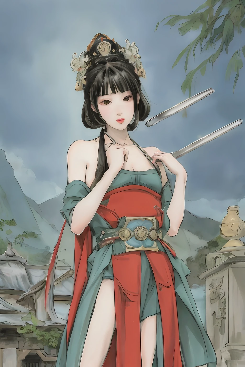 Tang dynasty poet,Drink the imperial sword