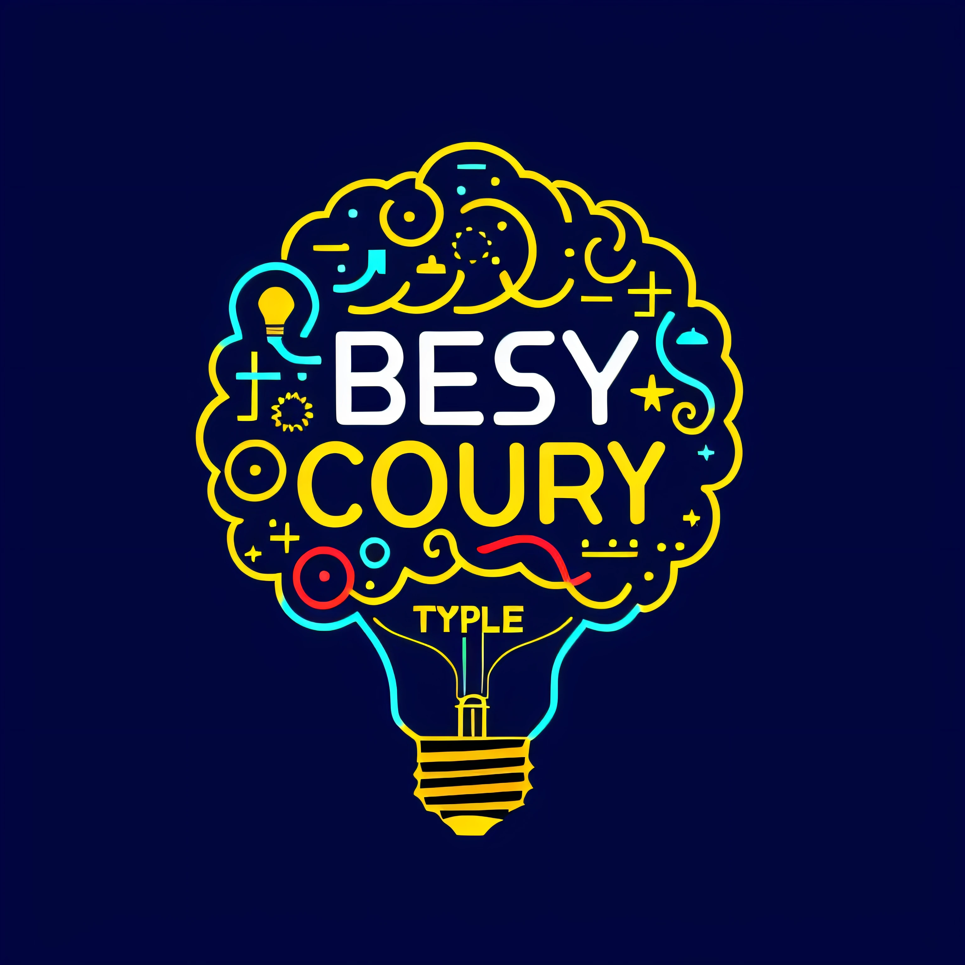 Best company logo, (((light bulb logo))), (((brain logo))), technology text, keep text, technology logo, technology vector, earth logo, head logo, ai logo, brain vector, brain line, light bulb vector, head vector, head line, earth line, earth vector, white background, logo vector, brand logo, text below, keep text, clear image, central axis, detailed, logo, vector, line art, type, vector, icon, symbol, design, signs inspiration, symbol of art inside brain|earth modern font, texture, vector, colors: blue and red, minimalist, simplified, (((artsoul)))