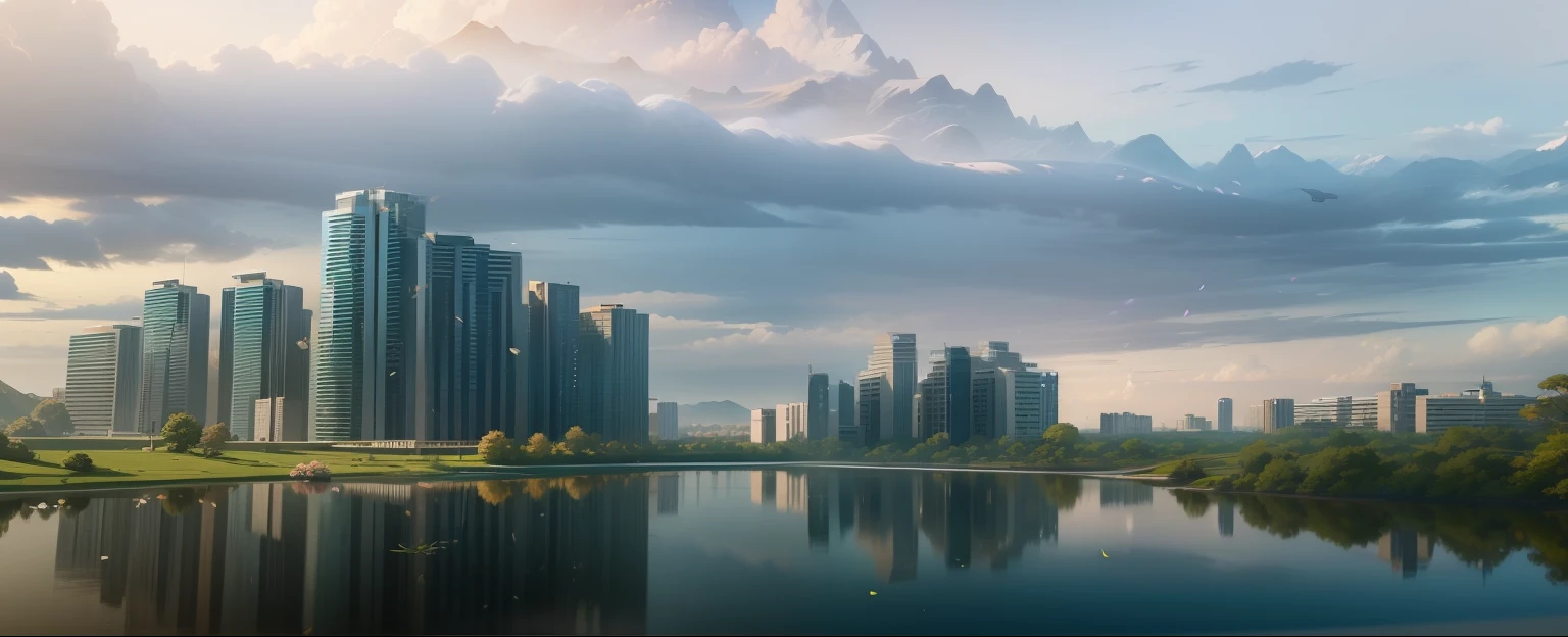 Masterpiece, best quality, (very detailed CG unity 8k wallpaper) (best quality), (best illustration), (best shadows) Nature's delicate leaves petals of various colors falling in the air light Tracking, super detailed --auto --v6