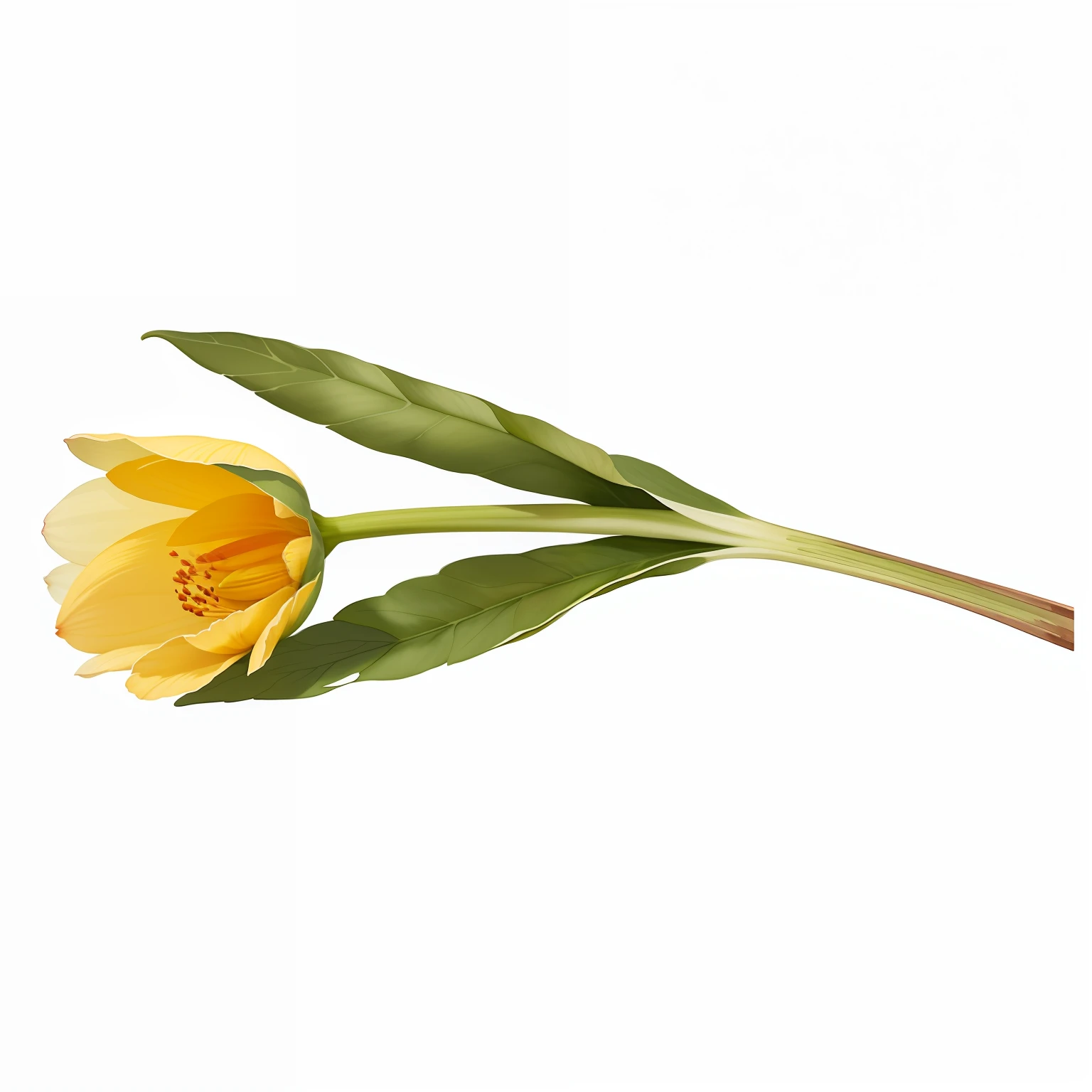 Yellow tulip flowers with green leaves on white background, botanical art, Watercolor painting, botanical art, botanical artwork, Botanical illustration, A plant, botanical watercolors, Flora Print, botanic foliage, botanical drawing, botanicals, botanical artwork, botanical art, Botanical illustration, botanical drawing, flowers and foliage, botanic foliage, A plant, A illustration, botanical photo, illustration, Flora Print, botanical background, botanical watercolors, author:Ayako hexagon, author:Maria Johanna Geertz