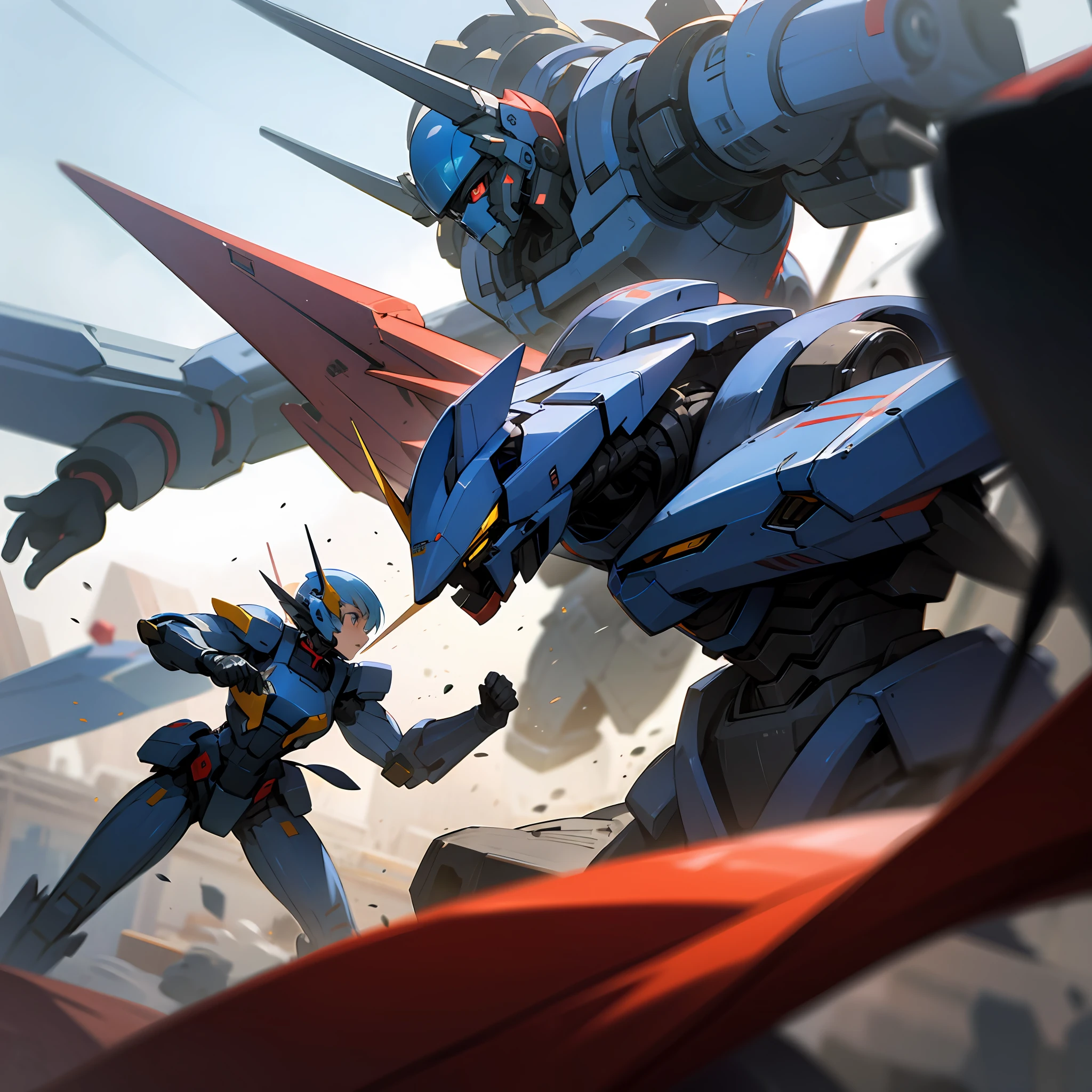 Mecha fighting