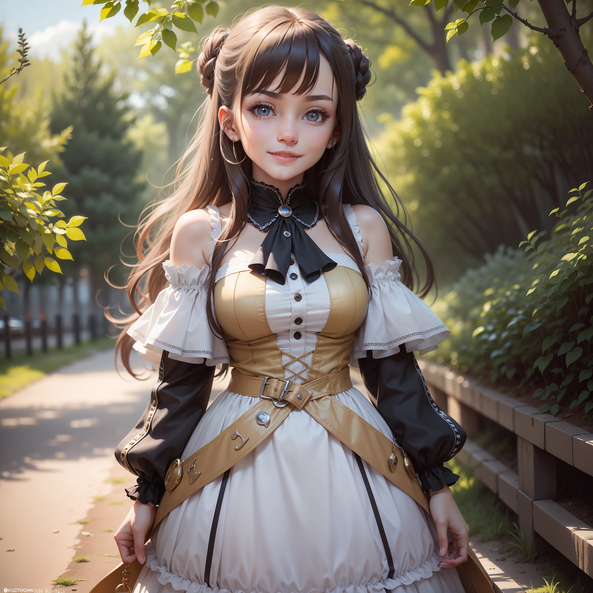 (RAW photo: 1.2), (photorealistic: 1.4), (masterpiece: 1.3), (best quality: 1.4), ultra-high resolution, (detailed eyes), (detailed facial features), (detailed clothing features), HDR, 8k resolution, solo focus, bangs, thick skin, (shiny skin), (slim girl), fabulous,
(very detailed illustration), check the comment, request for comment, landscape, no text,
VirtualGirl-Aim,
1girl, full-length,
sweet, innocent,
(smiles),
