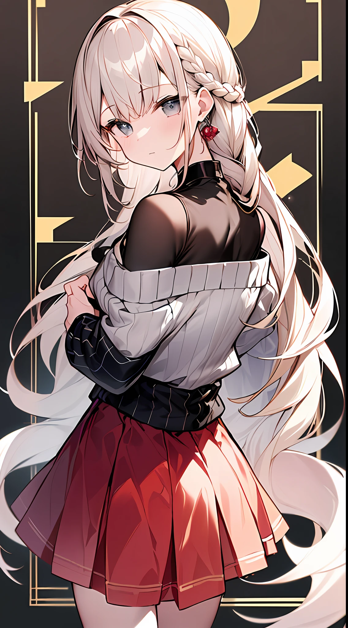 (incredibly absurdres absolutely resolution:1.5)、top-quality、masuter piece、超A high resolution、8k、(Multiple Girls)、(Light-colored cardigan、espadrilles、Chinese red colored skirt) BREAK Shoujo Manga Style、(Lori)、Soft line art、Digital Enhancement、A touch of shoujo manga、Shoujo Mangacore、(((The length of hair to the shoulders)))、(((short braiding)))、entangle、beautiful and aesthetic:1.5、High quality:1.3