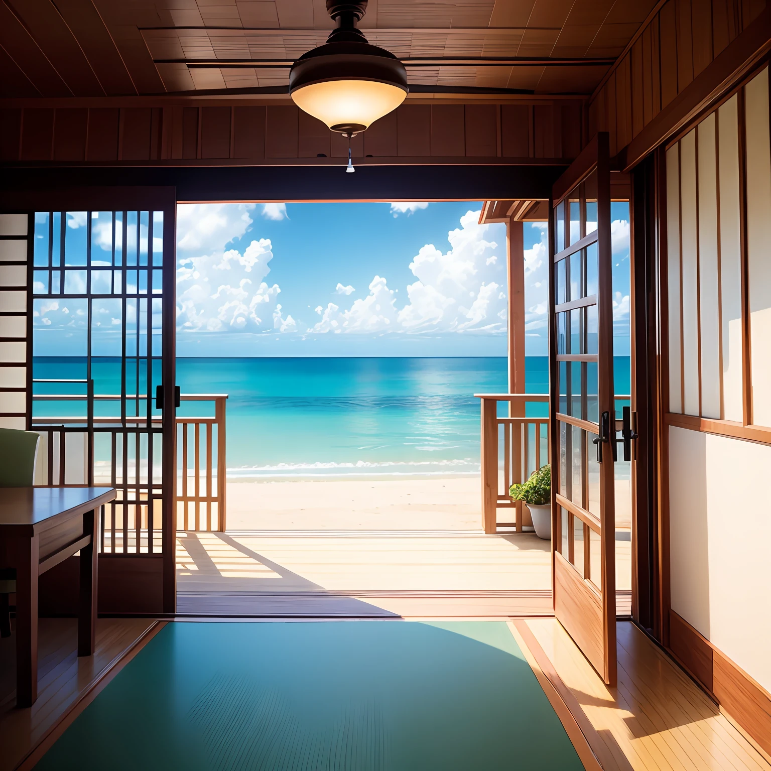 Okinawa's beautiful seaside --auto
