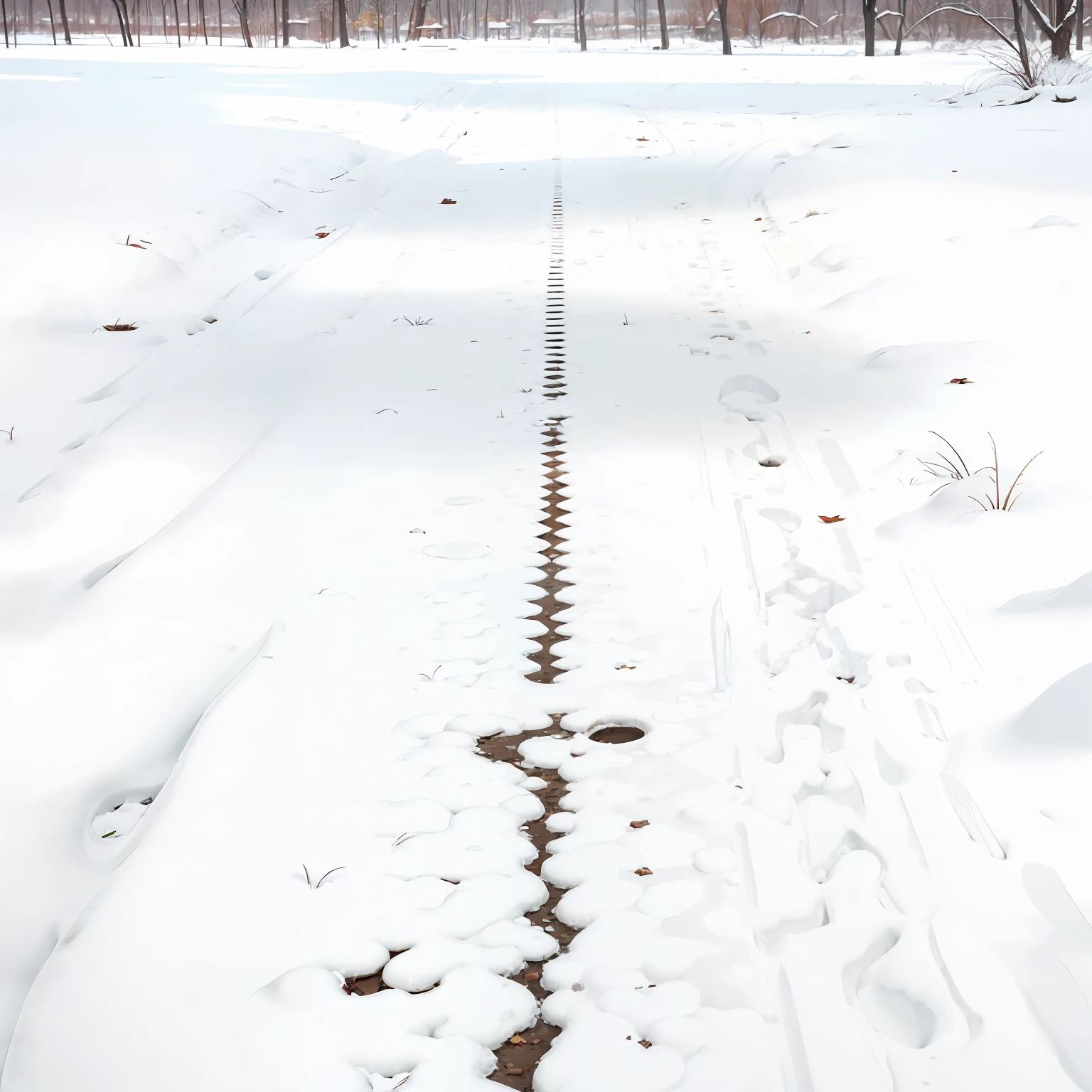 The beauty lies naked on the ground,The private area is covered with white filth --auto