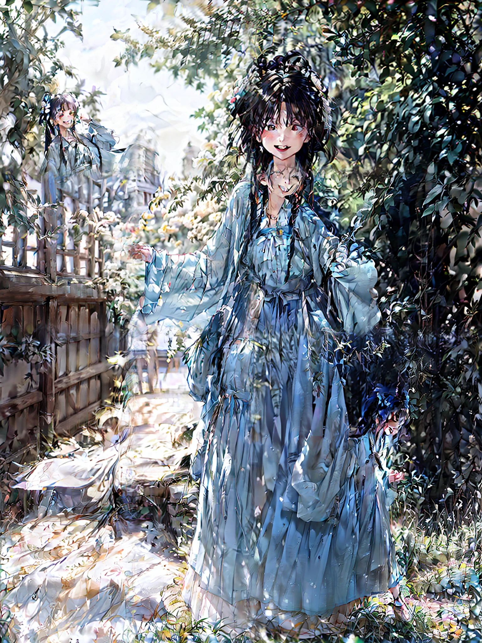On a bright spring day (day:1.0), under the clear blue sky (sky:1.0),
BREAK
a high school girl walks with her hair dancing lightly in the wind (hair:1.0). The image is softened at the edges, capturing the youthful and vibrant essence of the scene.
BREAK
Her smile, rendered in soft focus, illuminates the surroundings (smile:1.0) and her school bag symbolizes her passion for learning (school bag:1.0).
BREAK
Each stride she takes is full of energy (stride:1.0), and her light laughter rings through the air (laughter:1.7), encapsulated perfectly with the soft focus technique.
BREAK
The background is slightly blurred, emphasizing her in this springtime scene.