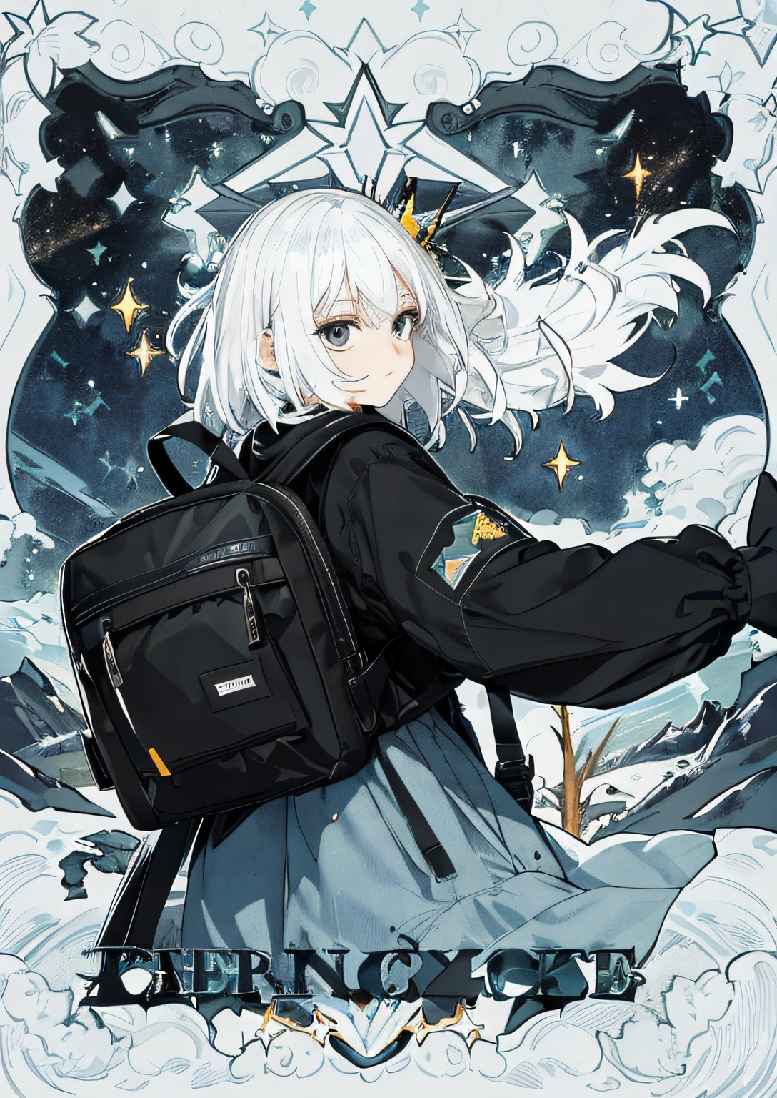 white color hair