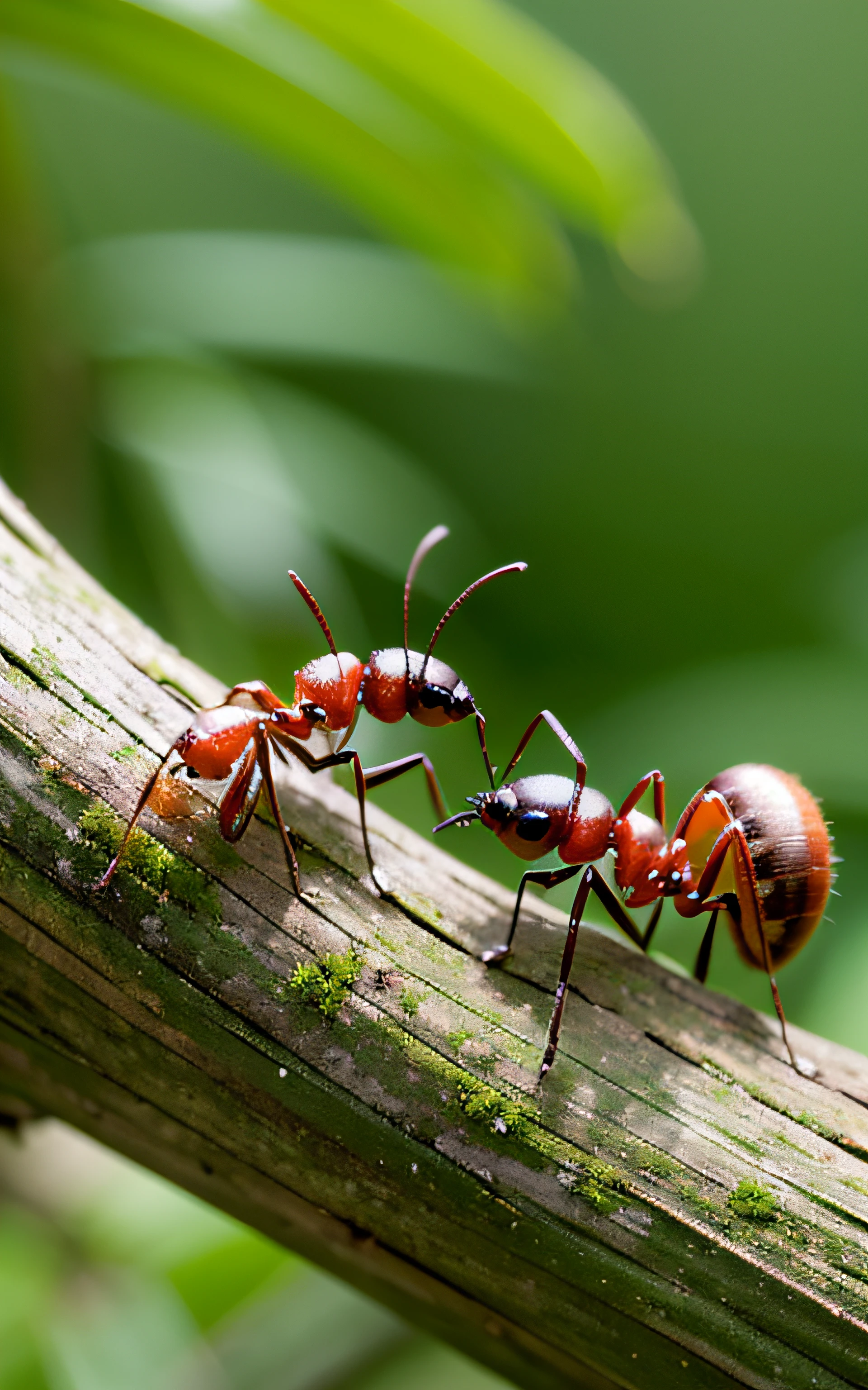 Ants go up the tree