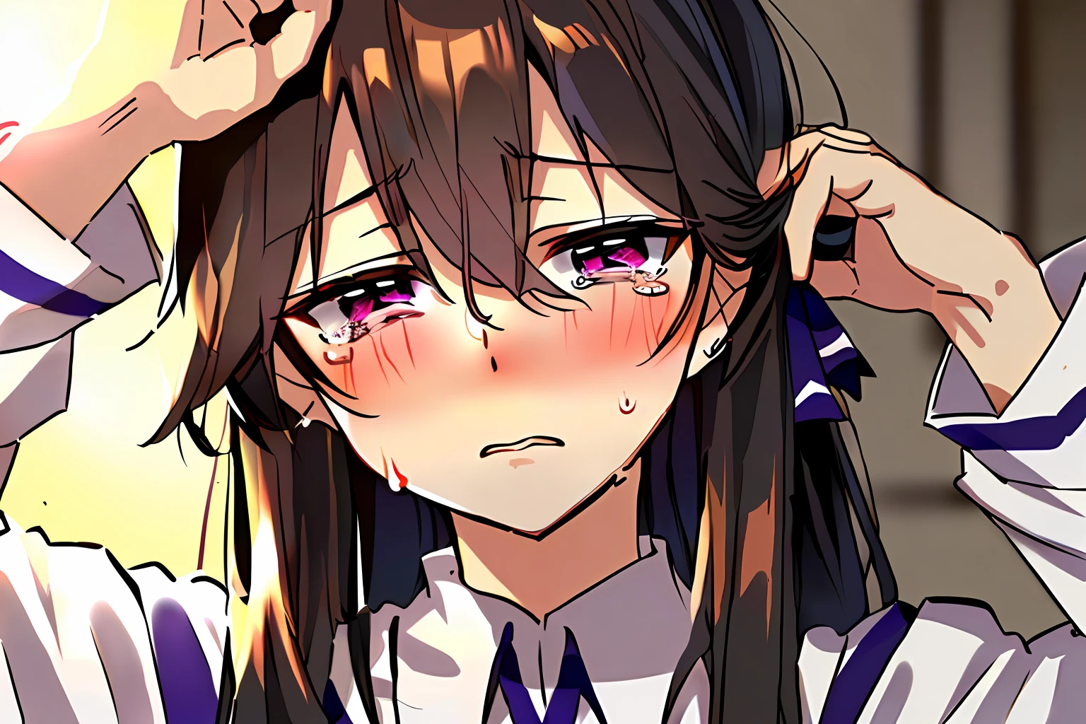 Ayaka Kamisato,,weeping