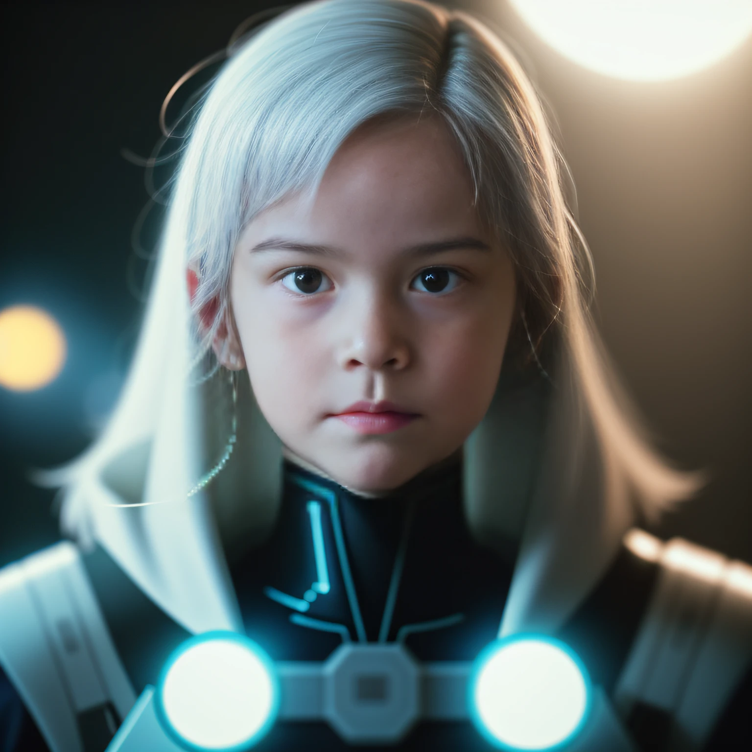 (editorial close-up portrait of cyber ghost), hack, code, cyborg, sci-fi, sharp focus, dof, bokeh, extremely detailed, intricate, realistic, (film grain), cinematic, POV, shot on nikon d850, film stock photograph, 4 kodak portra 400, f1.6 lens, rich colors, hyper realistic, lifelike texture, dramatic lighting, cinestill 800