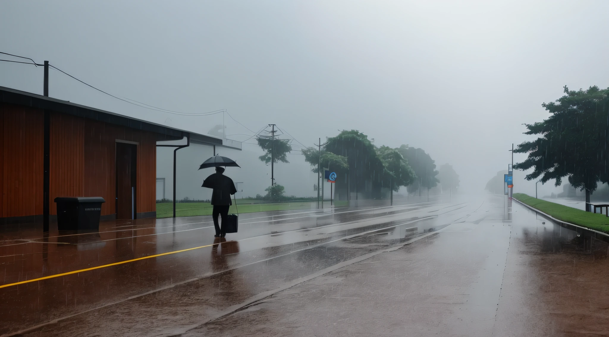 very heavy rain