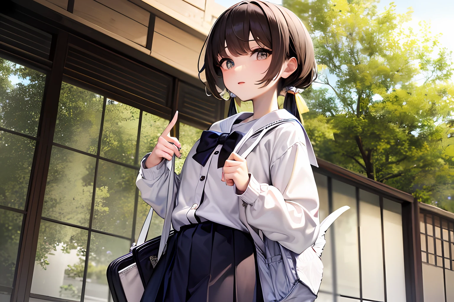 Full Japanese high school student