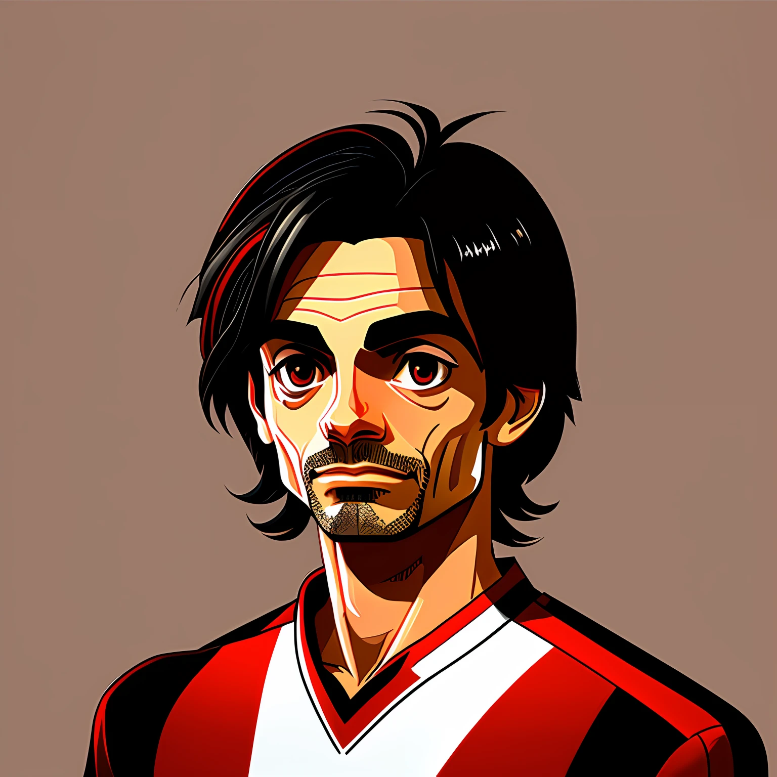 Filipe Inzaghi AC Milan cartoon --auto