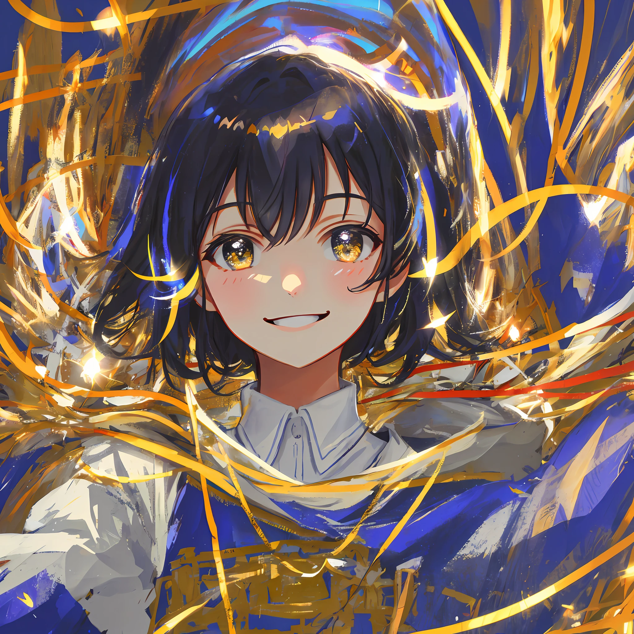 Masterpiece, best quality, super detailed, illustration, close-up, direct view, face focus, 1girl, look at the viewer