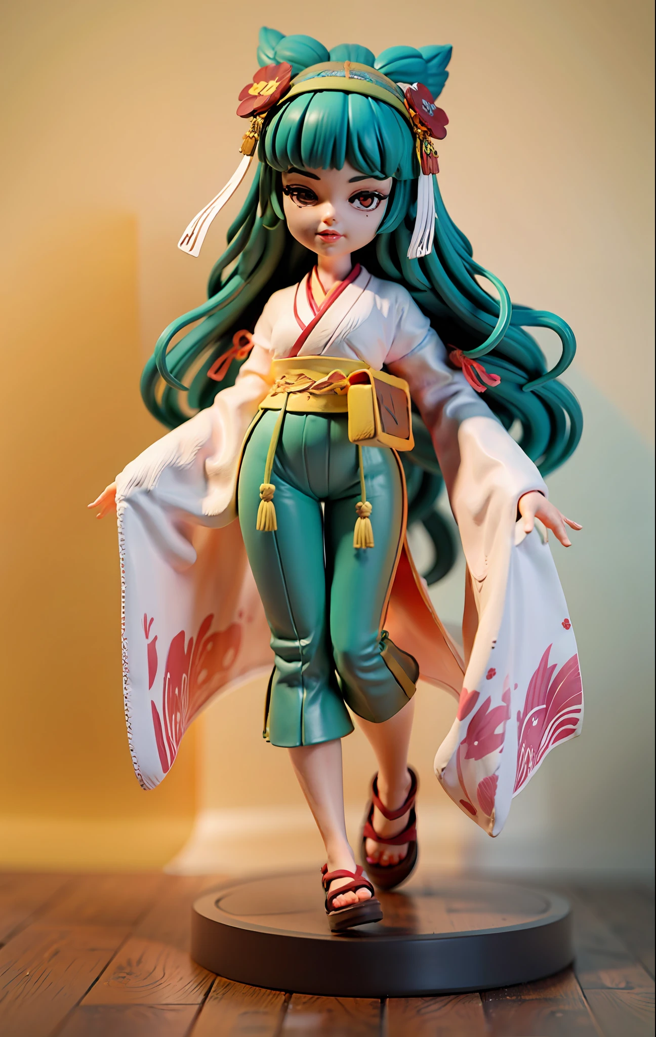 Super cute girl full body 3D, Tang costume Hanfu, Pop Mart blind box, adolable, Blind box dolls, mole under eye, UHD, masterpiece, super detail, textured skin, high details, high quality, highres, 8k