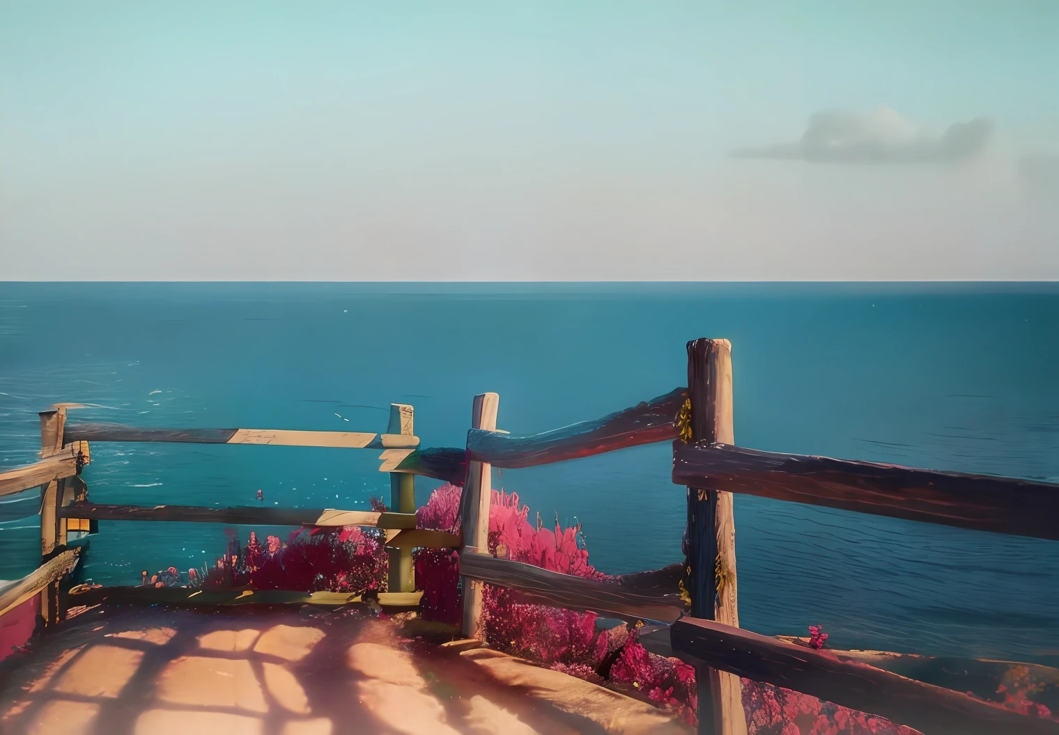 style of anime,the little prince,Romance,The sea is sparkling,a warm color palette,The lighting is soft。