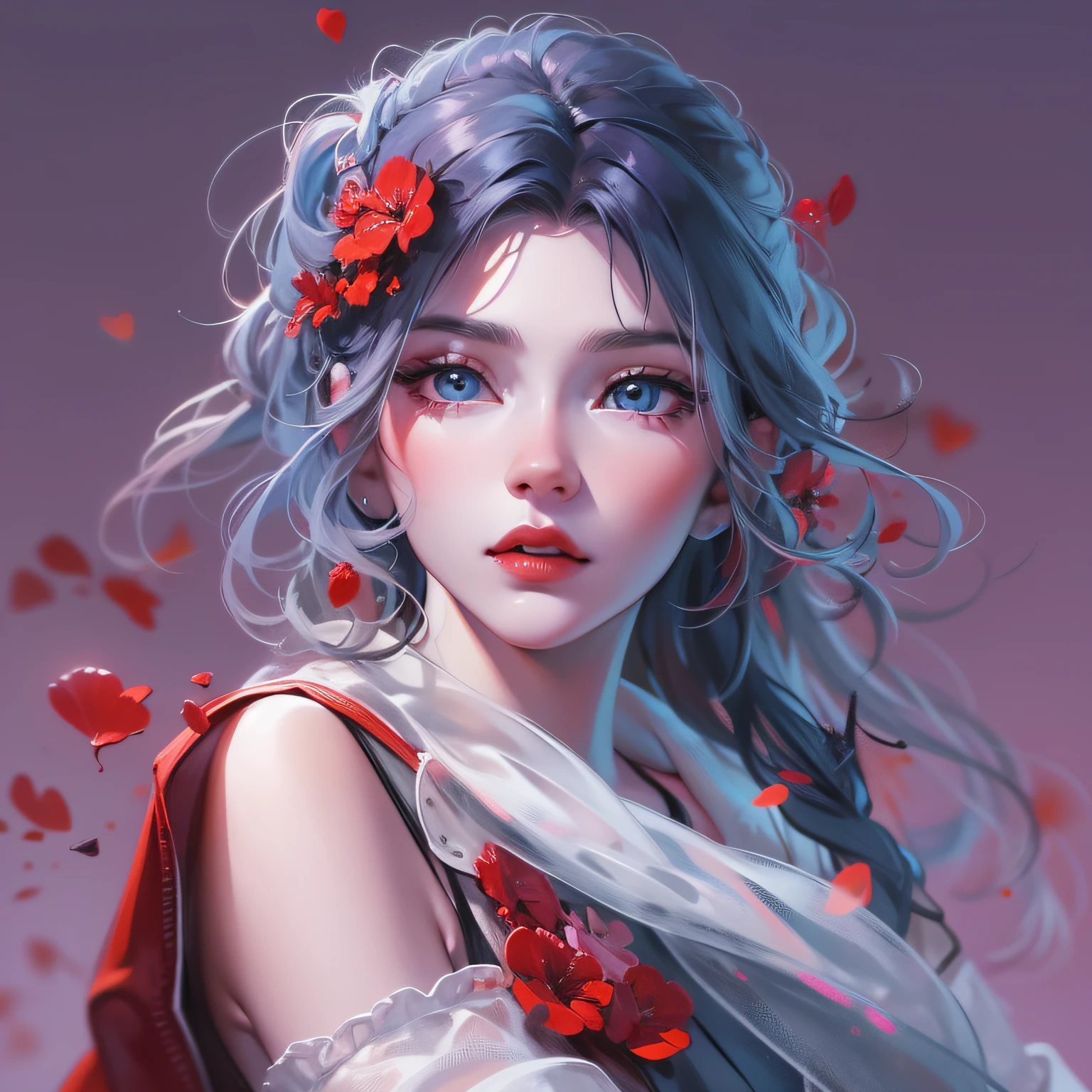 1
Anime girl with blue eyes and red lips on purple background, 4k highly detailed digital art, 4K detailed digital art, style of anime4 K, [ 4 K digital art ]!!, Realistic digital art 4 K, Realistic digital art 4K, Beautiful art UHD 4 K, Digital Art 4 K, Digital Art 4K, Detailed painting 4 K
