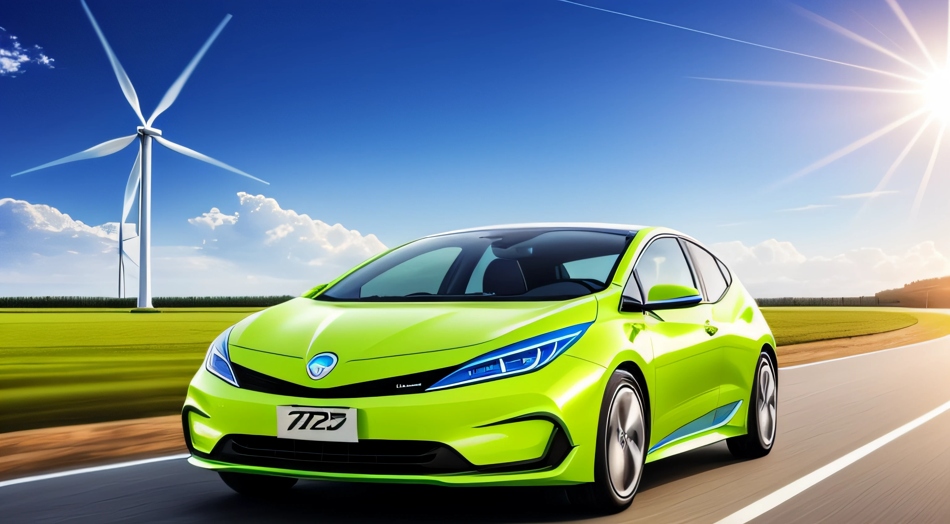 Generate a poster for the new energy electric vehicle conference,There must be three words of Chinese new energy --auto