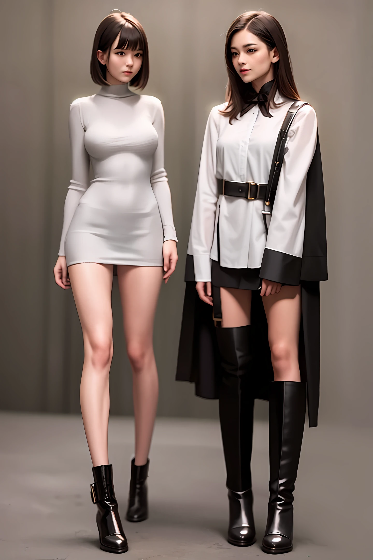 Beautiful knight boots long leg