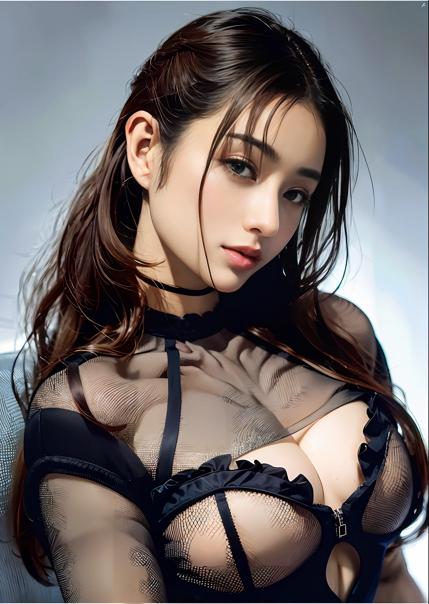 8K、Real and attractive、ighly detailed、(((Girl in X-Men costume)))、super hero theme、cabelos preto e longos、25-years old、full bodyesbian、Ray-traced image of Arthur Pan、ArtStation Trends、digitalart、psylocke、Red and movie lights、Dramatic shadows and beautiful vivid color colors capture the scene。Romantic art style、Intricately detailed woman、Intricately detailed woman、ratex、thick thight、full body Esbian、large full breasts、a choker、A dark-haired、poneyTail、bangss、high slit、witheout panties、(((Black bodysuit with cleavage)))