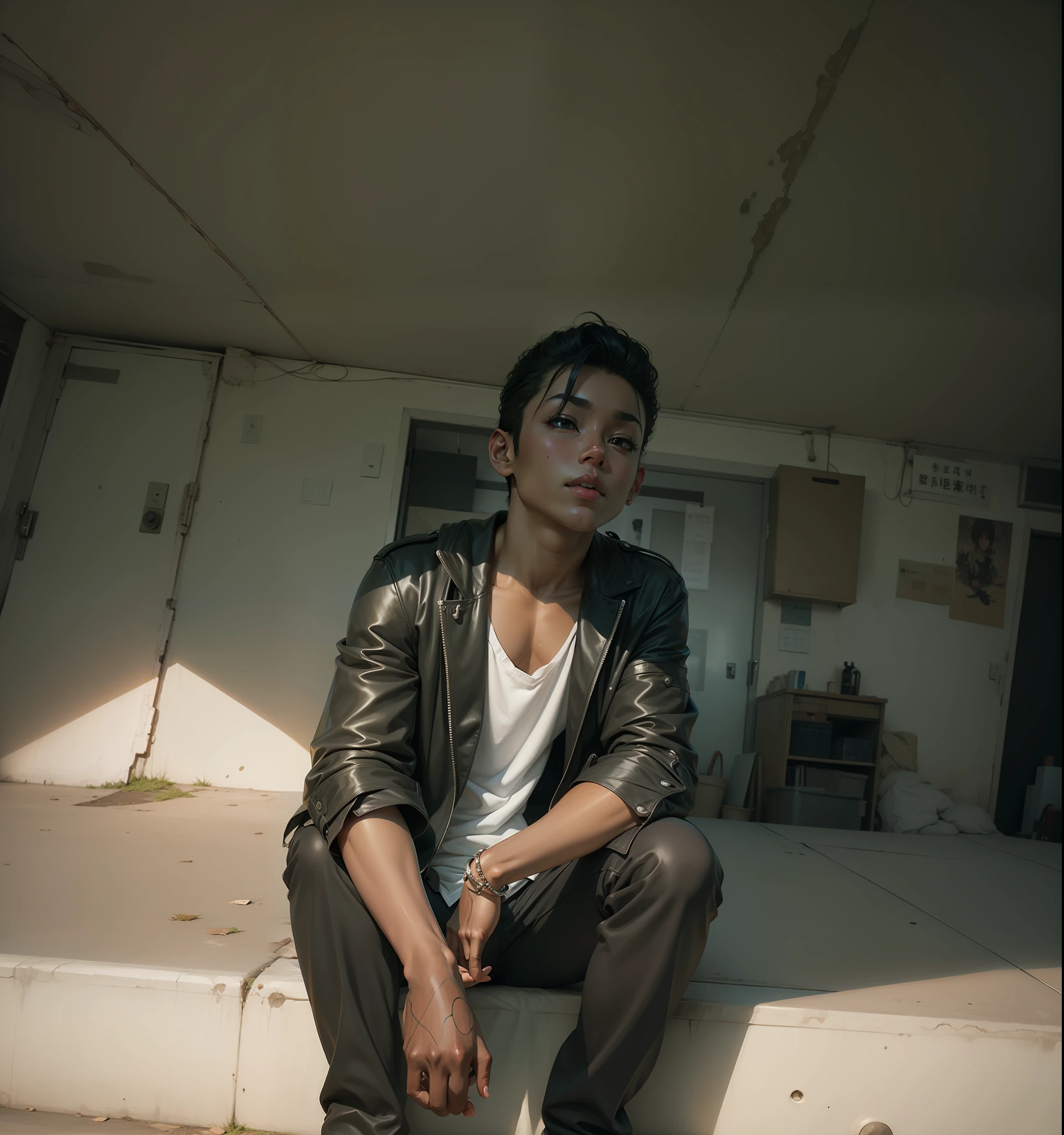 Real face, skin tone , anime