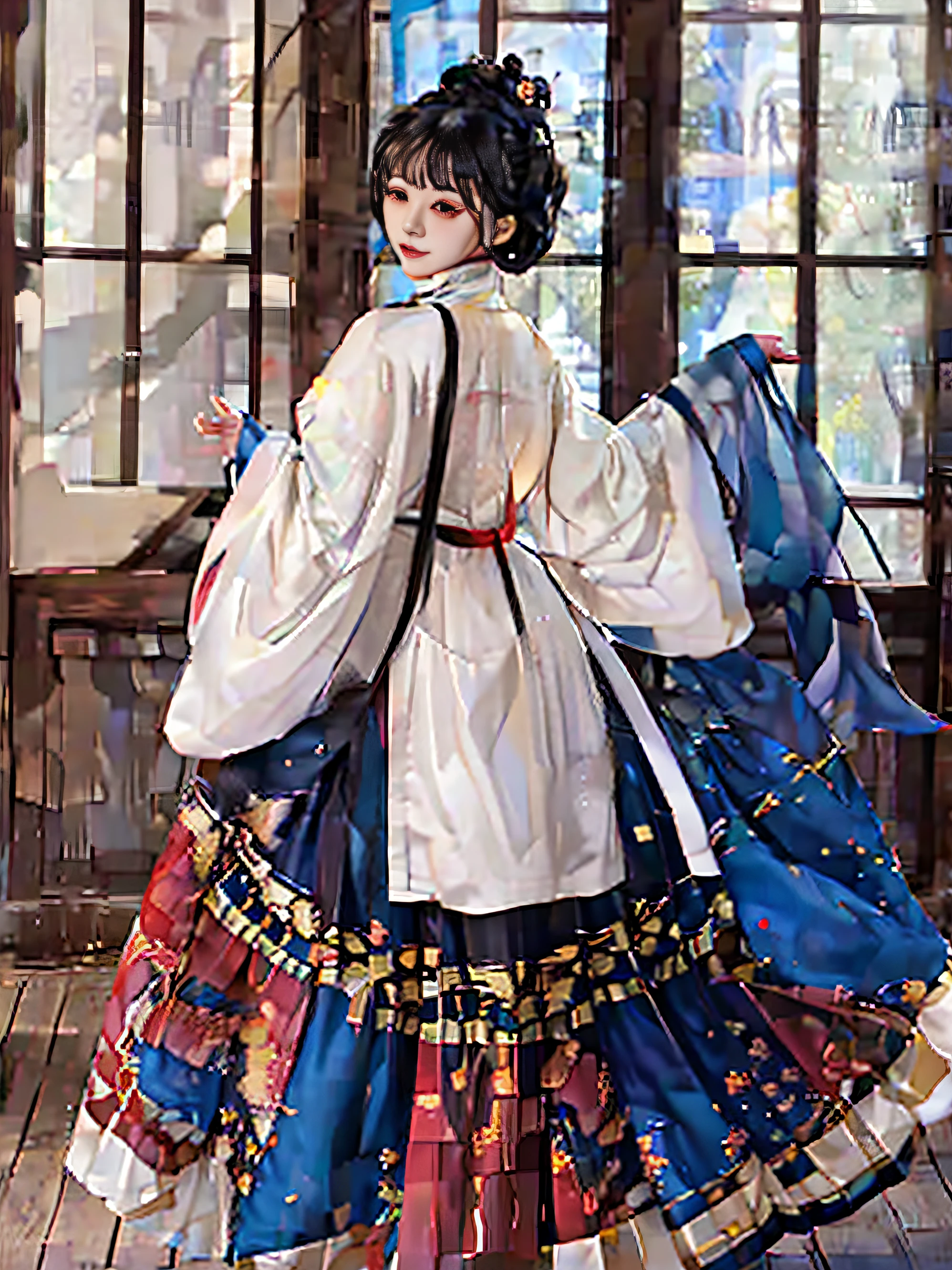 "((tmasterpiece)),(((Best Picture Quality))),(character design sheet, The front of the same character,side and back), illustratio, 1 girl,silber hair,Princess dress,prettyeyes,environment change,Dynamic pose,Delicate magic,charturnbetalora,(Simple background,white backgrounid:1.3)"