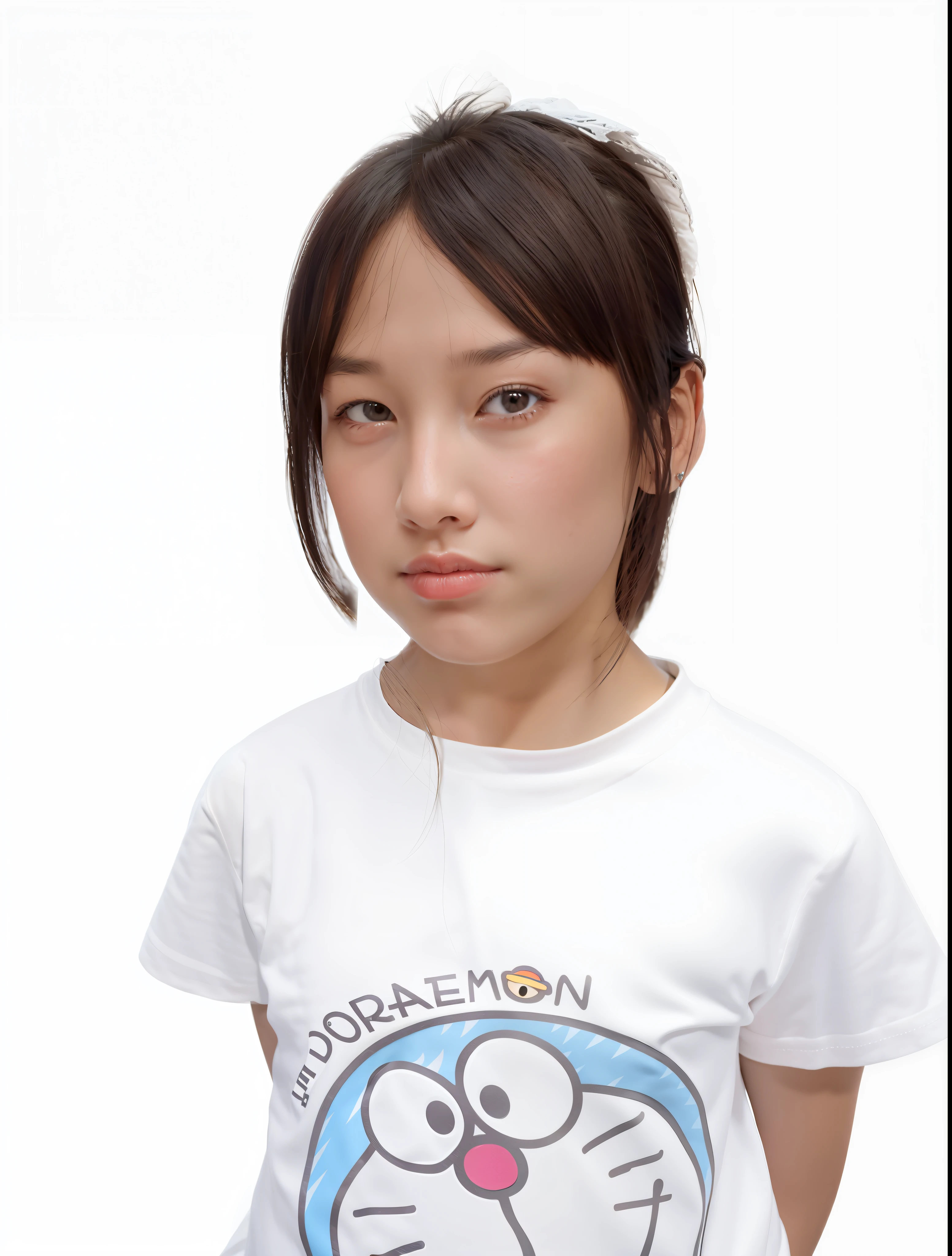 tmasterpiece，best qualtiy，1girll，The upper part of the body，realisticlying，8K original photos