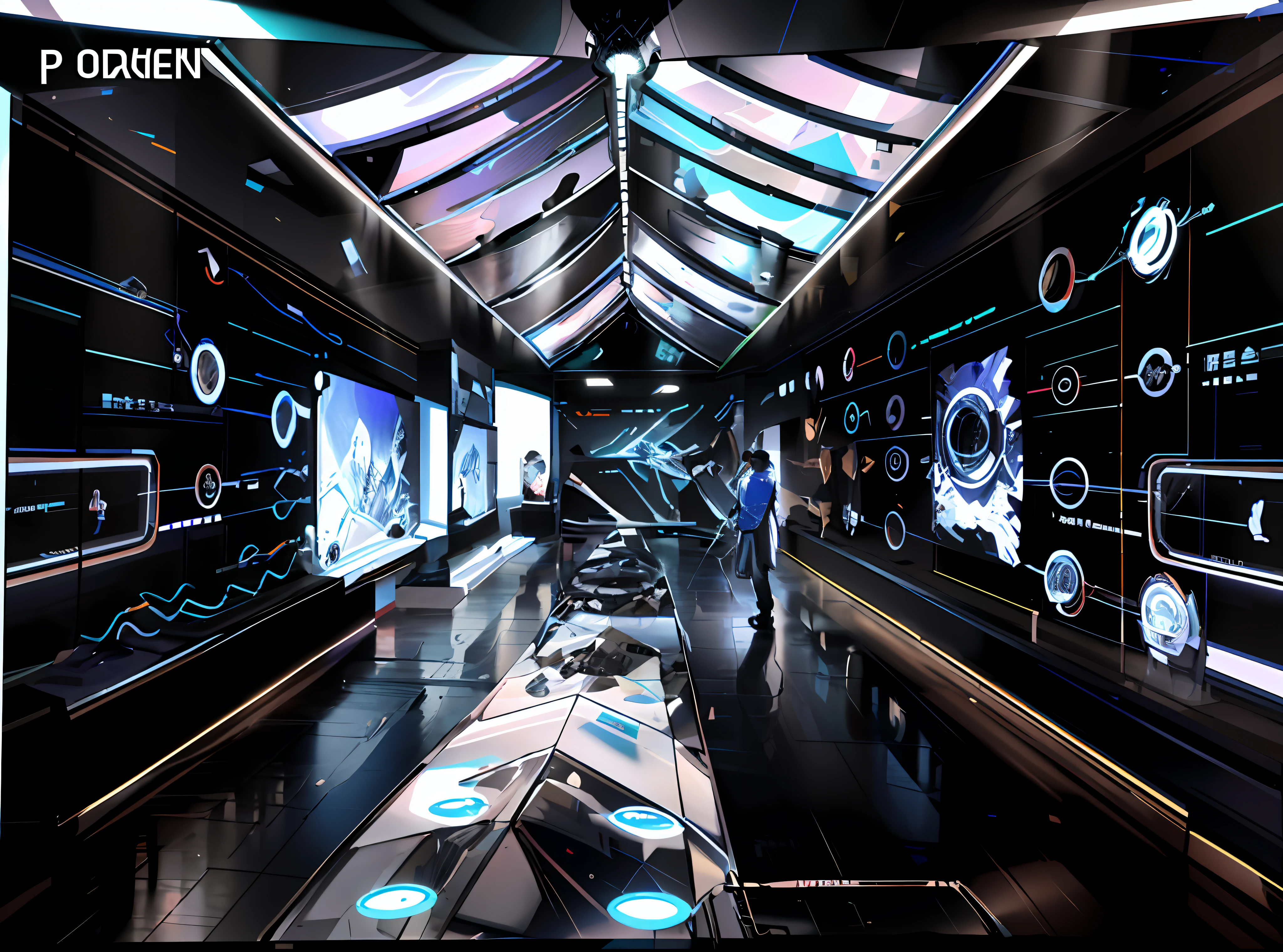 There was a man standing in a room with many lights, exhibit, virtual metaverse room, taken in 2 0 2 0, peak experience ”, taken in 2022, ethereal hologram center, gaming room in 2 0 4 0, high tech space ship interior, An ancient, In a hologram of alien artifacts, Heaven, stood inside a futuristic lab