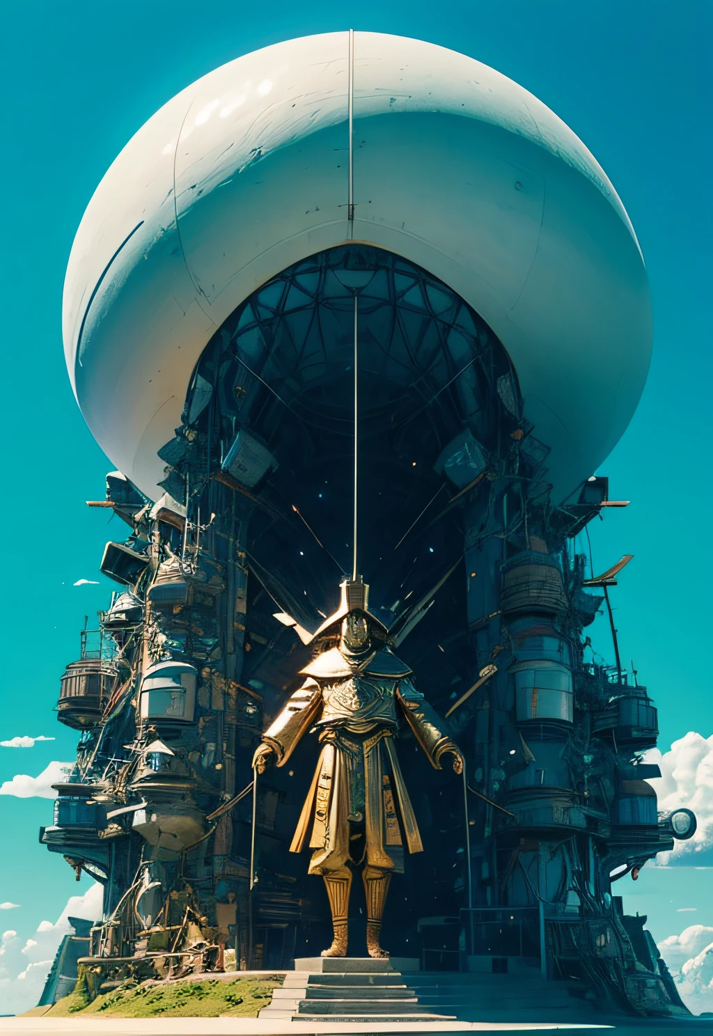 a man coming out of a spaceship like the one in the recent "DUNE" movie, pyro from rockets, smoke, blue skies, white clouds, noon, daylight, colorful clothes, outdoor, soil on the ground, hills, wind, ambient light, daylight, Black man. detailed face, (((Man))), exploding ship, dynamic fighting pose,holding a mechanical pyramid with floating glowing cubes, the pyramid has some glowing lines. the cubes are radiating energy. the man is commanding the pyramid, the man is a scientist. white clouds, misty, fog, full body, string shoes, Hyper realistic, Photography, Picture of the week, RAW, beautiful, (finely detailed skin), African skin, pilot, standing next to a stargate, in red-blue-black futuristic uniform, Clouds in the background, lightning, extremely detailed,colorful,highest detailed, (dynamic pose), shiny skin, zentangle, flowers, abstract background,(masterpiece) (perfect proportion)(realistic photo)(best quality) (detailed) photographed on a Canon EOS R5, 50mm lens, F/2.8, HDR, (8k) (wallpaper) (cinematic lighting) (dramatic lighting) (sharp focus) (intricate)