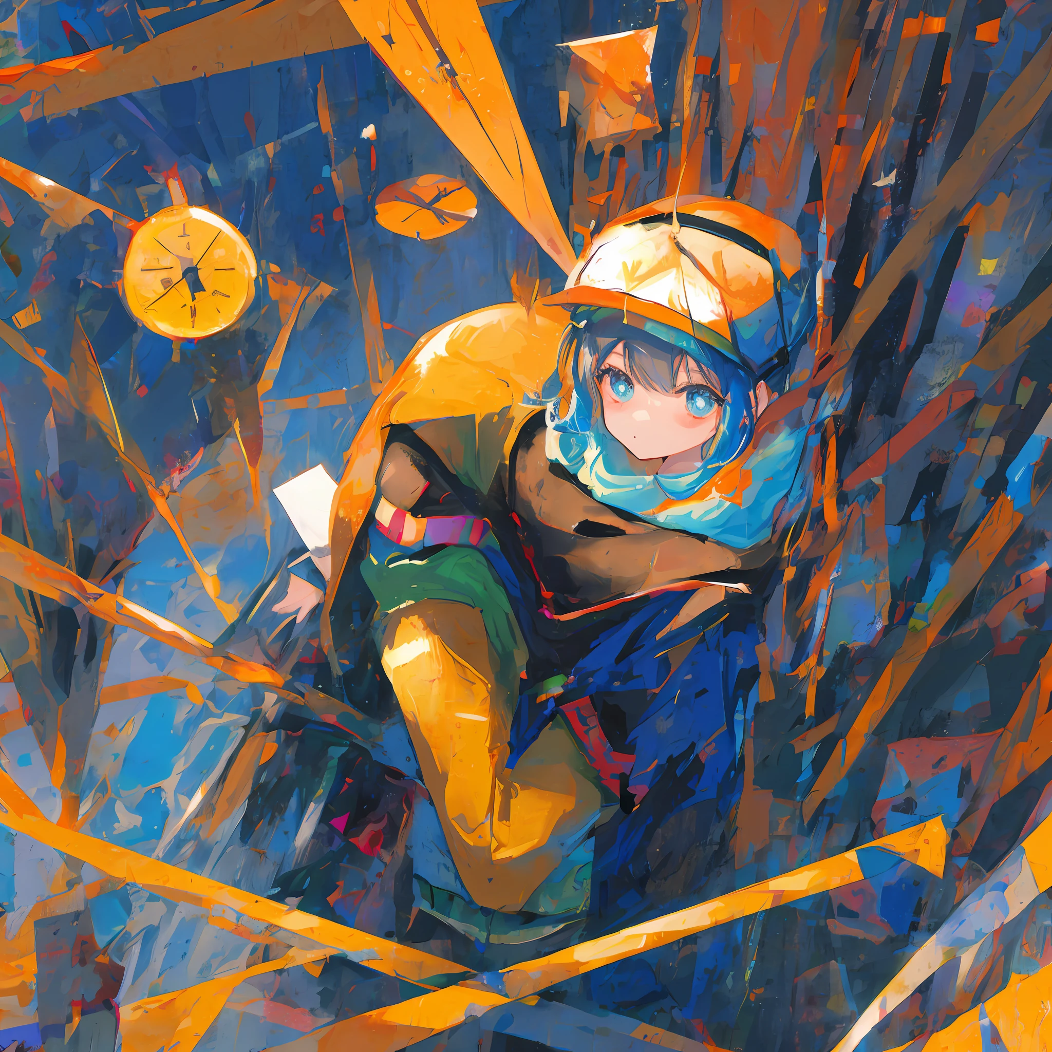 quadratic element
《Lonely rock》