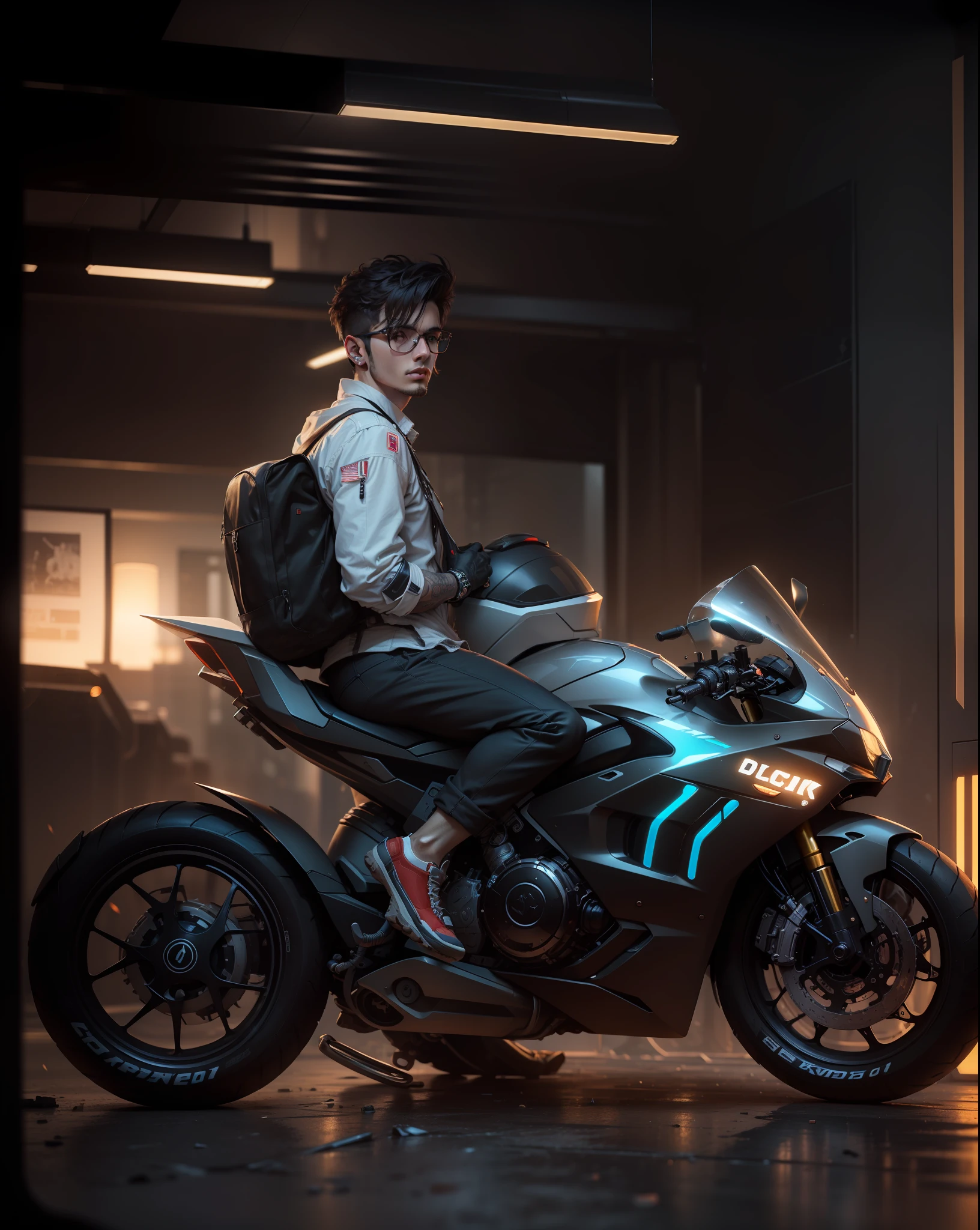 Change background cyberpunk handsome boy, realistic face ,8k ultra realistic