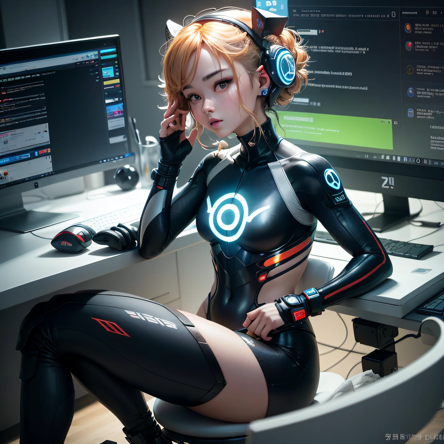 Image background:You can choose a tech-savvy background,Like a screen full of numbers and codes,Or a futuristic cityscape。
Main elements:
ChatGPT:On the left side of the screen,An element representing ChatGPT can be depicted,For example, a chat window,Or the logo of ChatGPT。This represents the beginning of the AI era。
Superhuman individuals:In the middle of the picture,A combination of humans and computers can be depicted,For example, a person's brain is connected to a computer,Or a person is using AI technology to work。This represents that the era of AI will greatly unleash the productivity of computers,Create superhuman individuals。
New era:On the right side of the screen,Some elements representing the new era can be depicted,For example, a dawn break,Or a new planet。This represents that the era of AI will lead mankind into a new era。
color:Blue and white can be used to embody the sense of technology and the future,ao mesmo tempo,You can also add a touch of color to a corner of the picture,Such as yellow or green,Represents the hope and vitality of a new era。
charactor:At the bottom or top of the picture,You can include a line of text:"The birth of the AI era represented by the advent of Chatgpt,It will greatly release the productivity of the computer,Create superhuman individuals,Lead humanity into a new era。This allows the viewer to better understand the subject of the image。 --auto