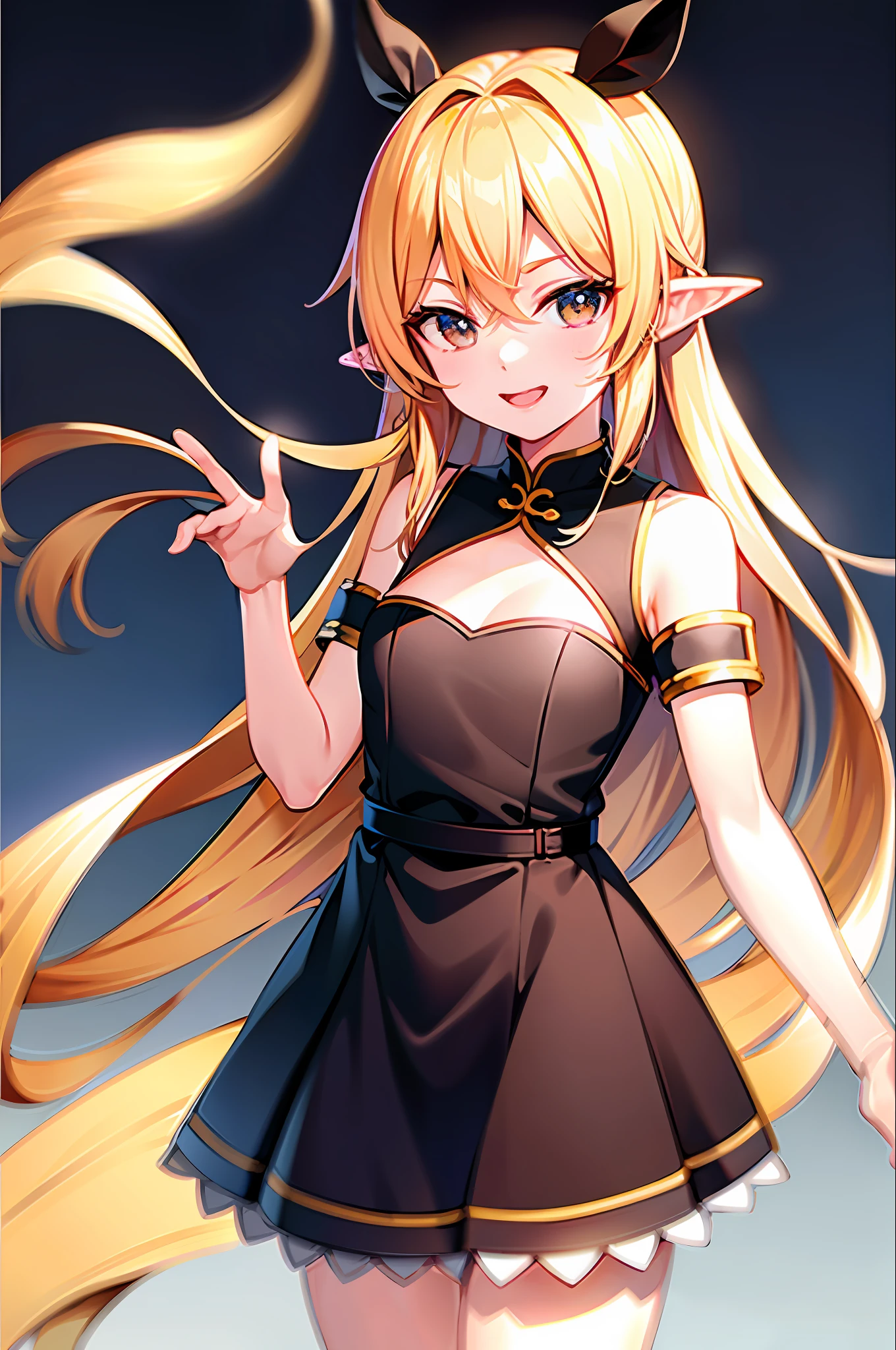 Best Picture Quality,超高分辨率,whaite hair,Long pointed ears,ssmile,8k。