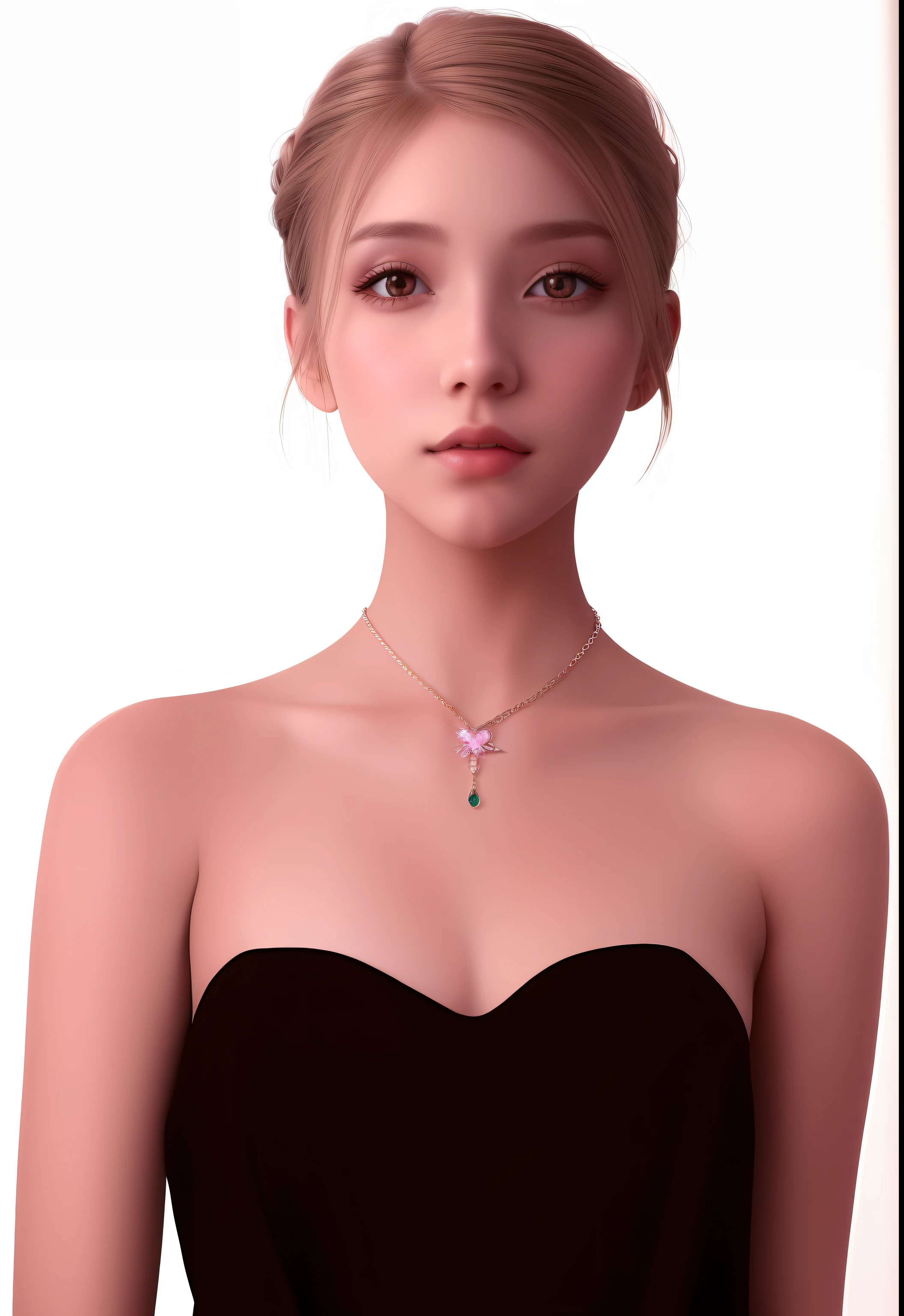 1girl, beauty, beautiful,
long hair, bangs, (((Clothes))), atheletic,
virtualgirl-aim, straight hair, long hair, crystal pendant,
look to viewer,