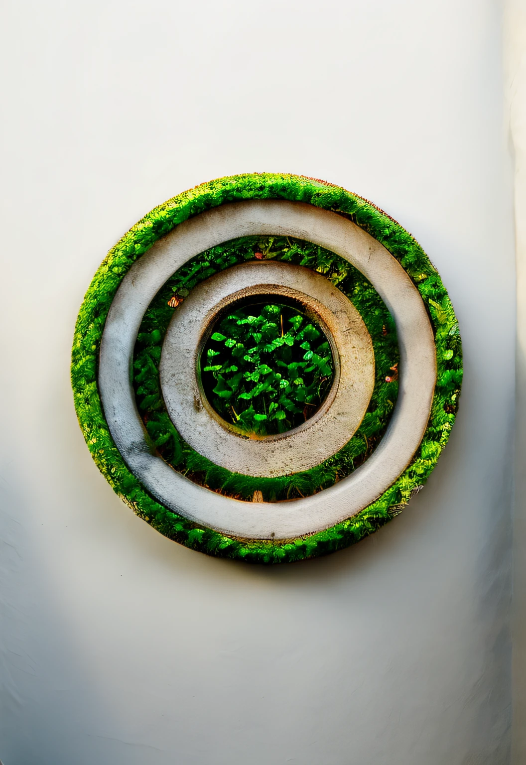 Landscaping，Top view of greenery，Garden modeling
