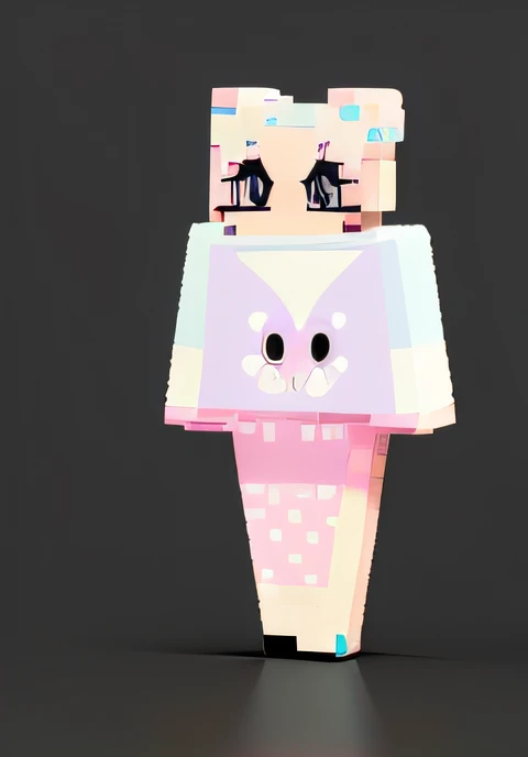 pink back ground,Two-dimensional character addition --auto
