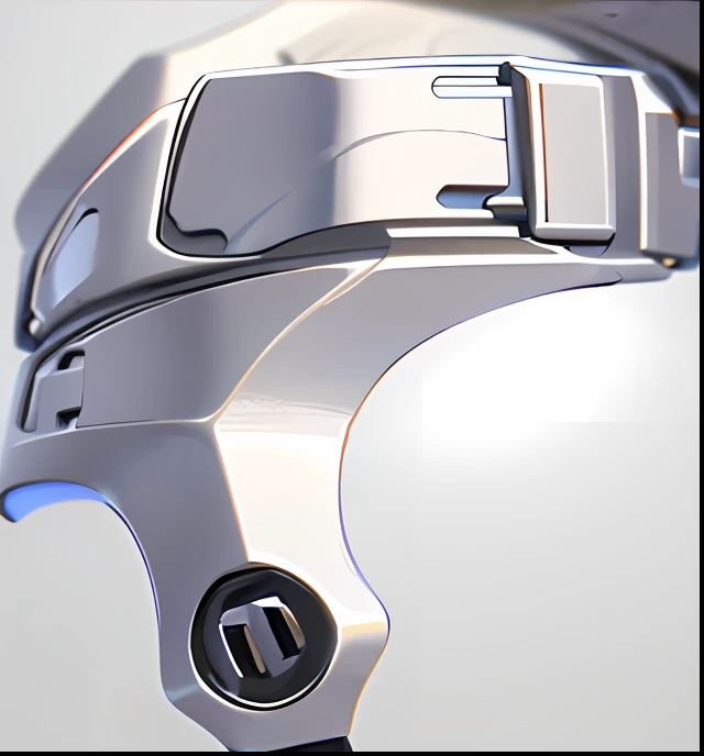 White plastic cuffs，detail-rich，The texture is realistic，light grey background