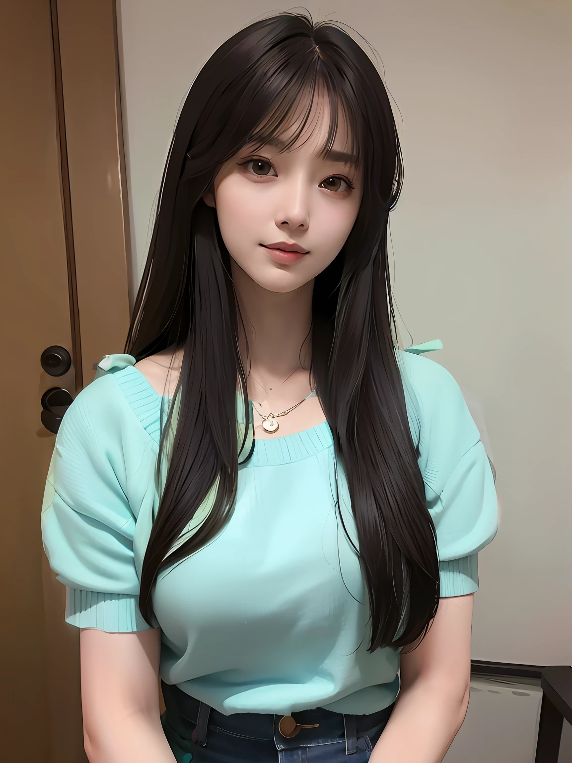 blue clothes