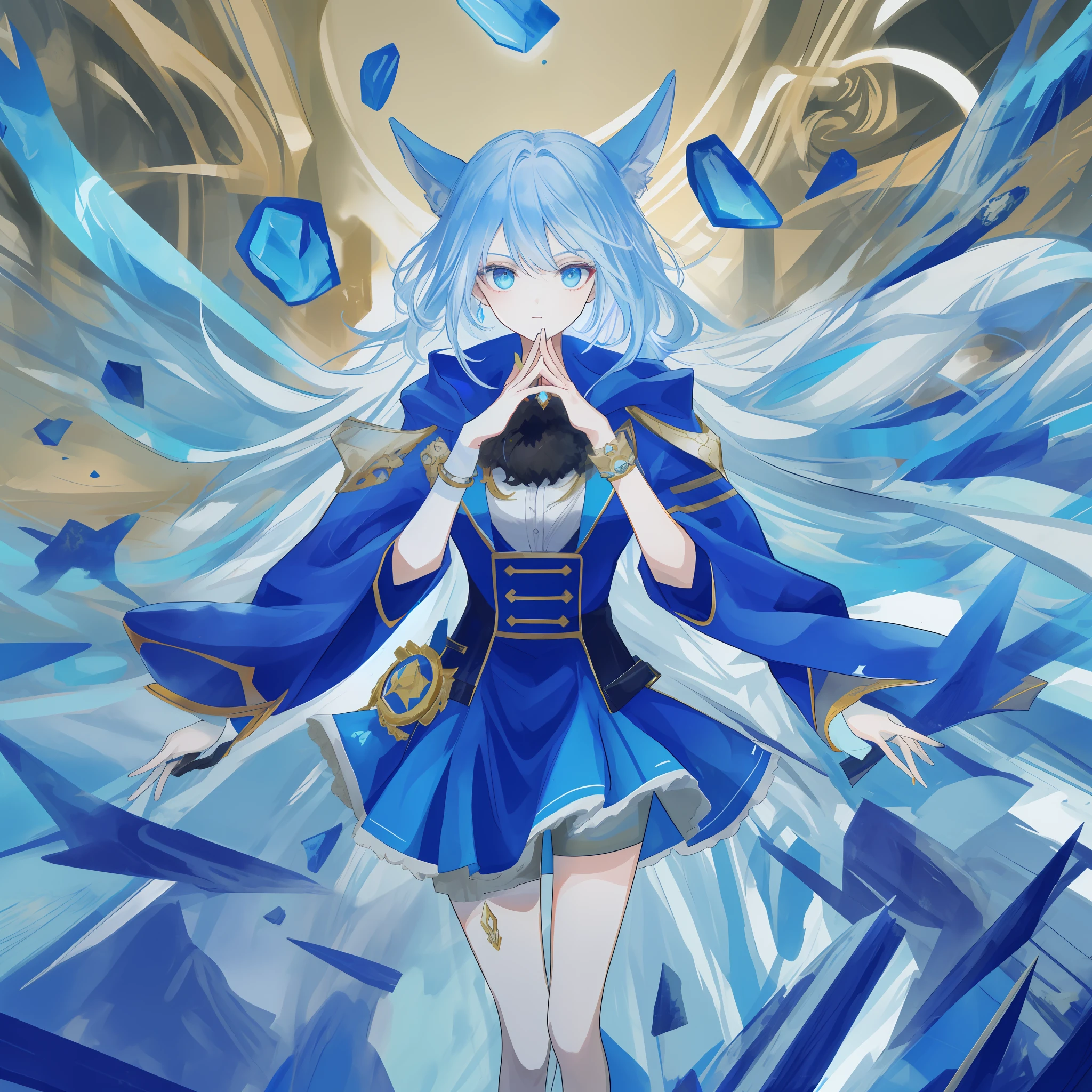 Kizi，Bluecoat，prette，opulent，quadratic element，tmasterpiece，hyper HD