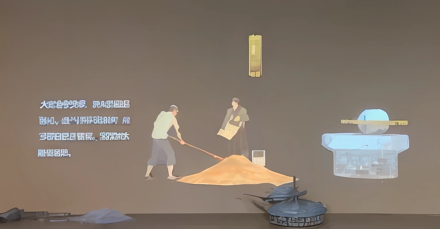 There is a man standing in front of the projection, video still, Chiba Yuda, hito steyerl, movie screen shot, screenshots from movies, YouTube video screenshots, author:Qu Leilei, author:Wang Hui, Demo scenario, author:Yan Hui, inspired by Huang Binhong, photo still of --auto