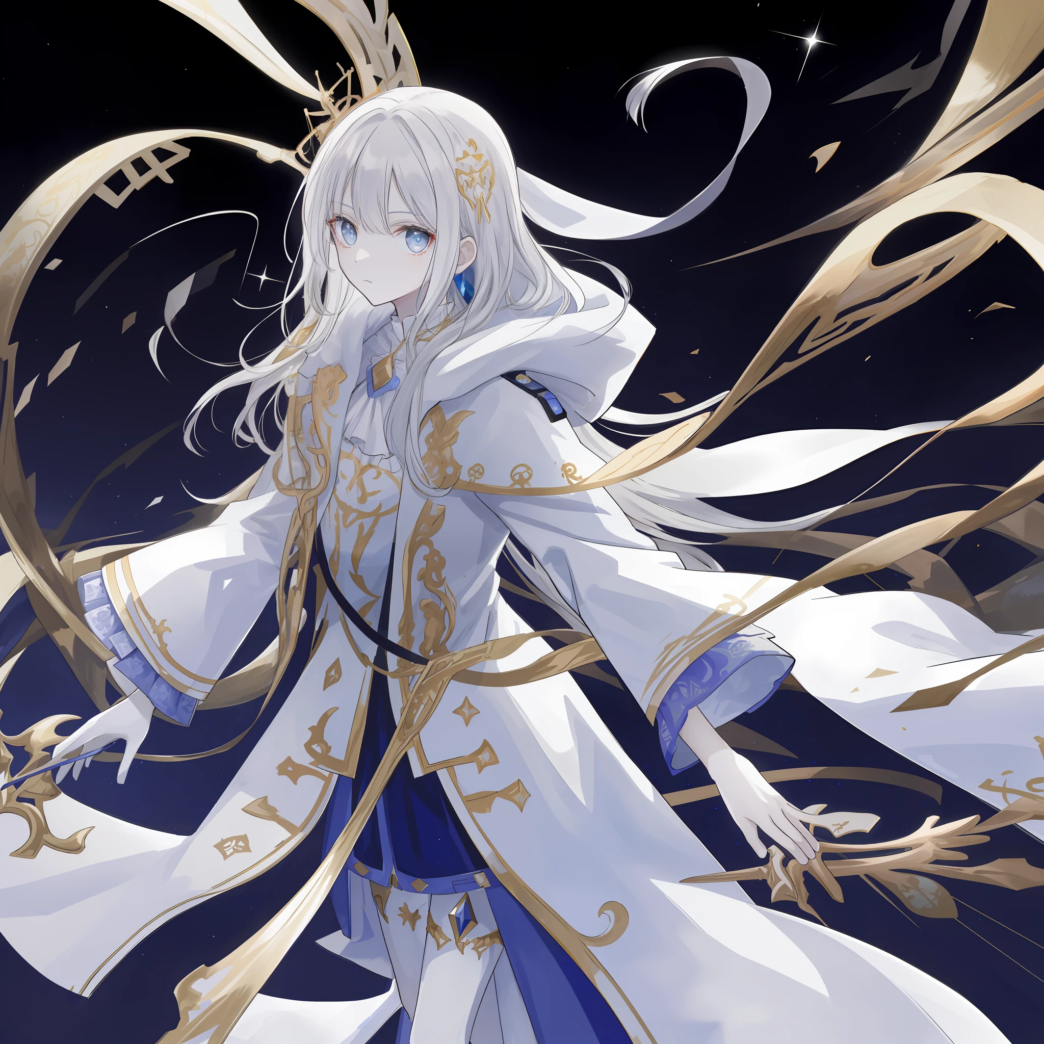 Kizi，Manteau blanc，opulent，prette，tmasterpiece，hyper HD